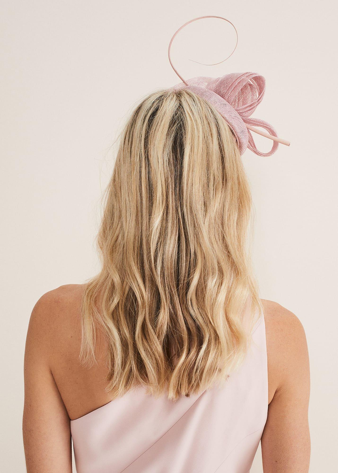 Blush Pink Pillbox Fascinator