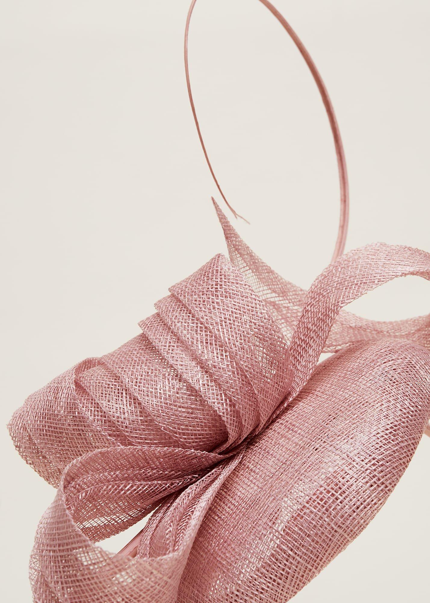 Blush Pink Pillbox Fascinator