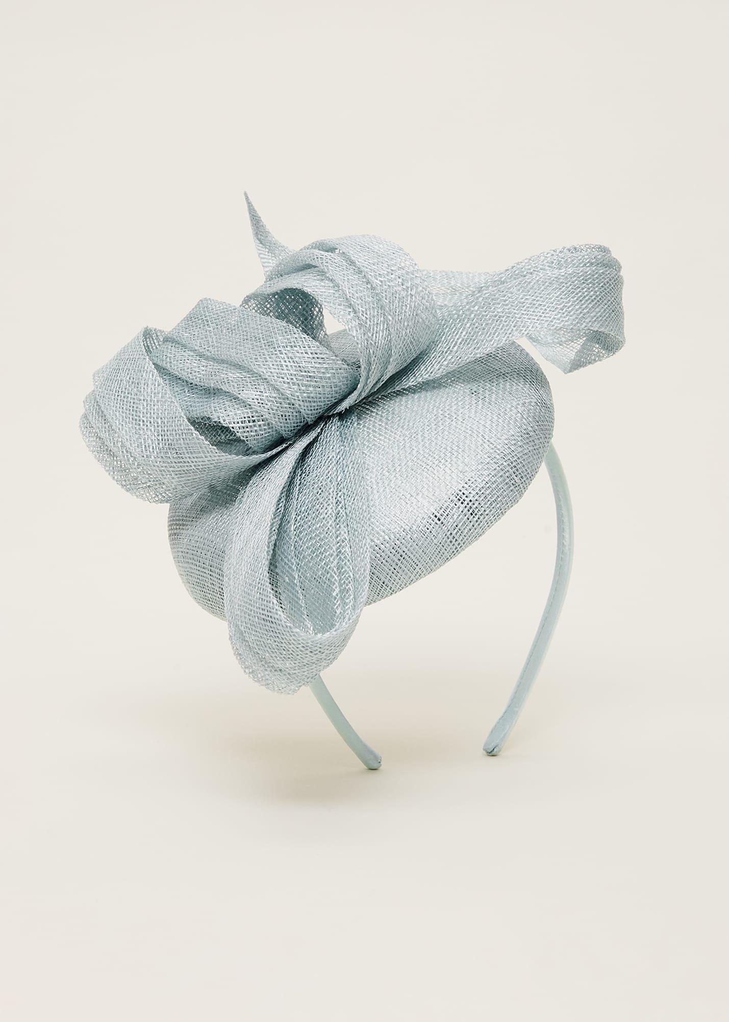 Light Blue Pillbox Fascinator