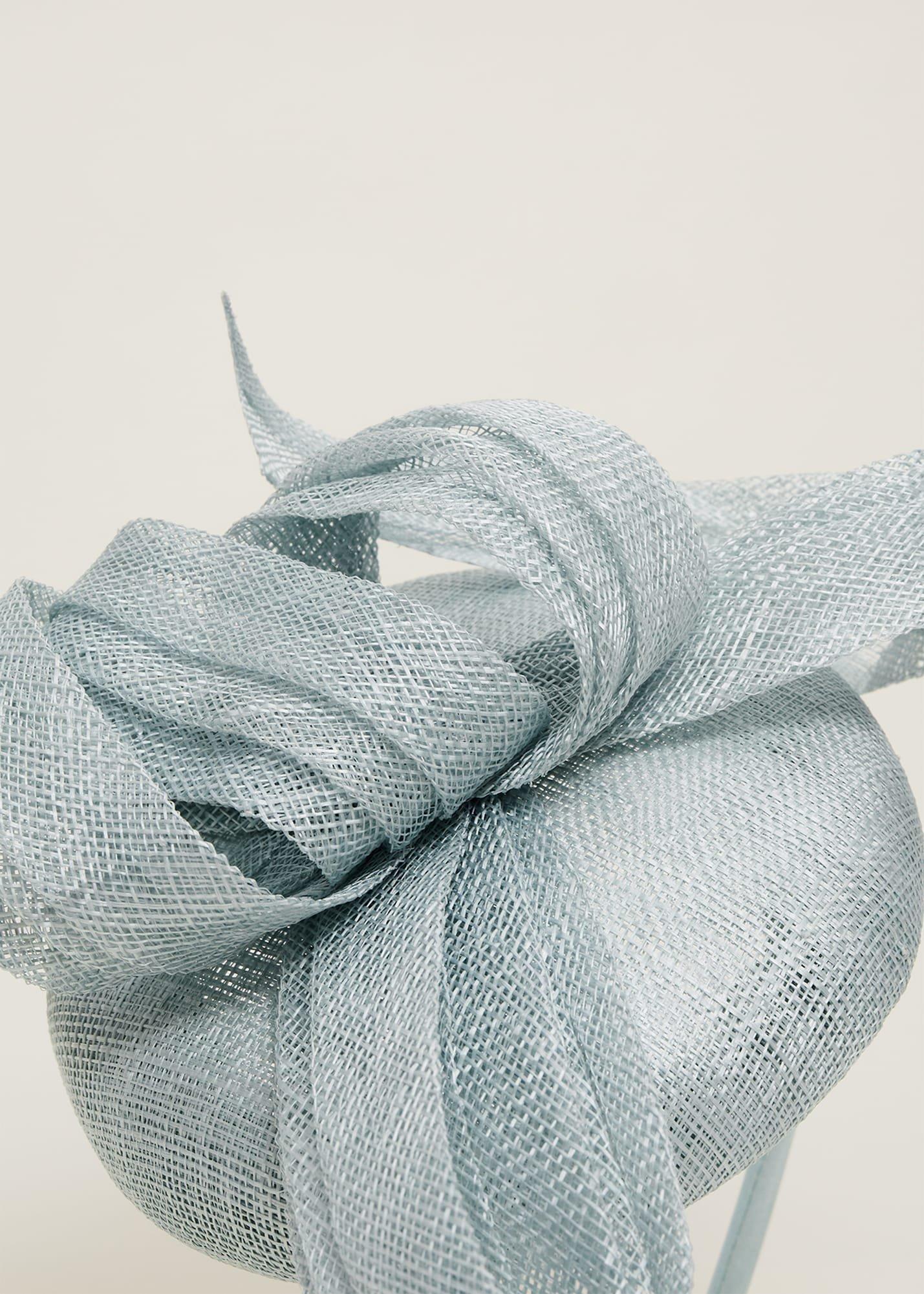 Light Blue Pillbox Fascinator
