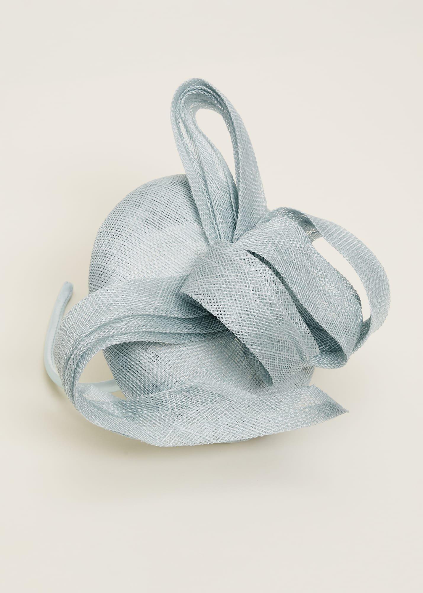 Light Blue Pillbox Fascinator