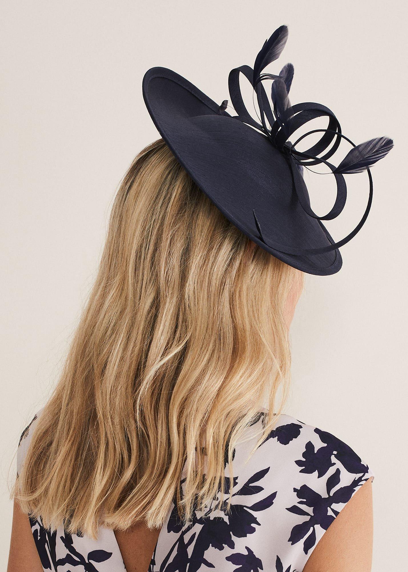 Shantung Ovaler Disc-Fascinator