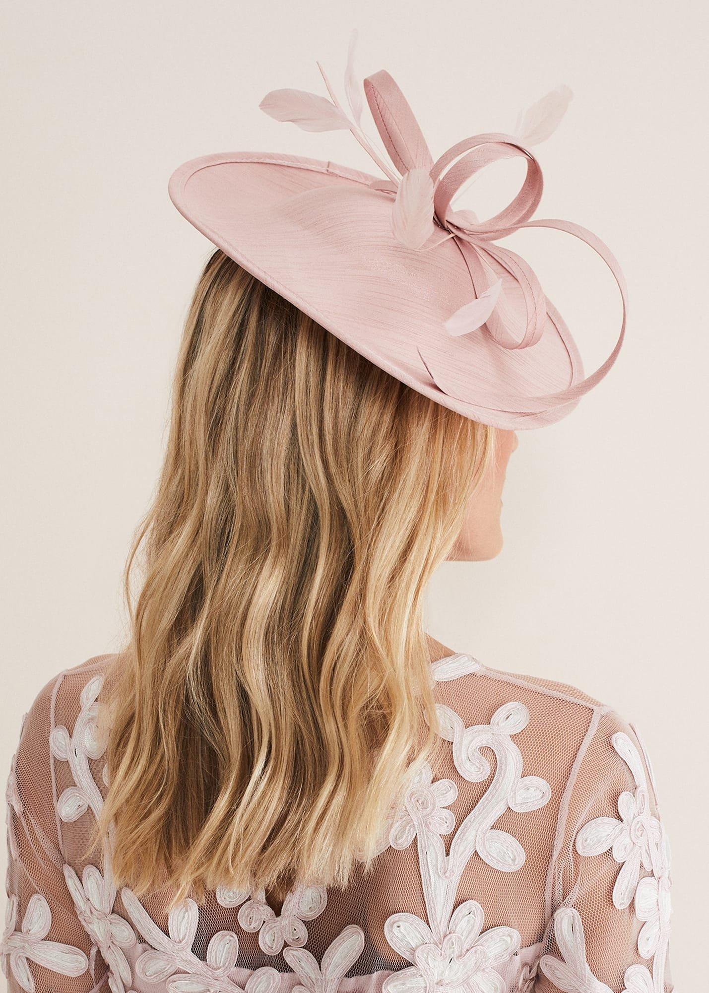 Shantung Oval Disc Fascinator