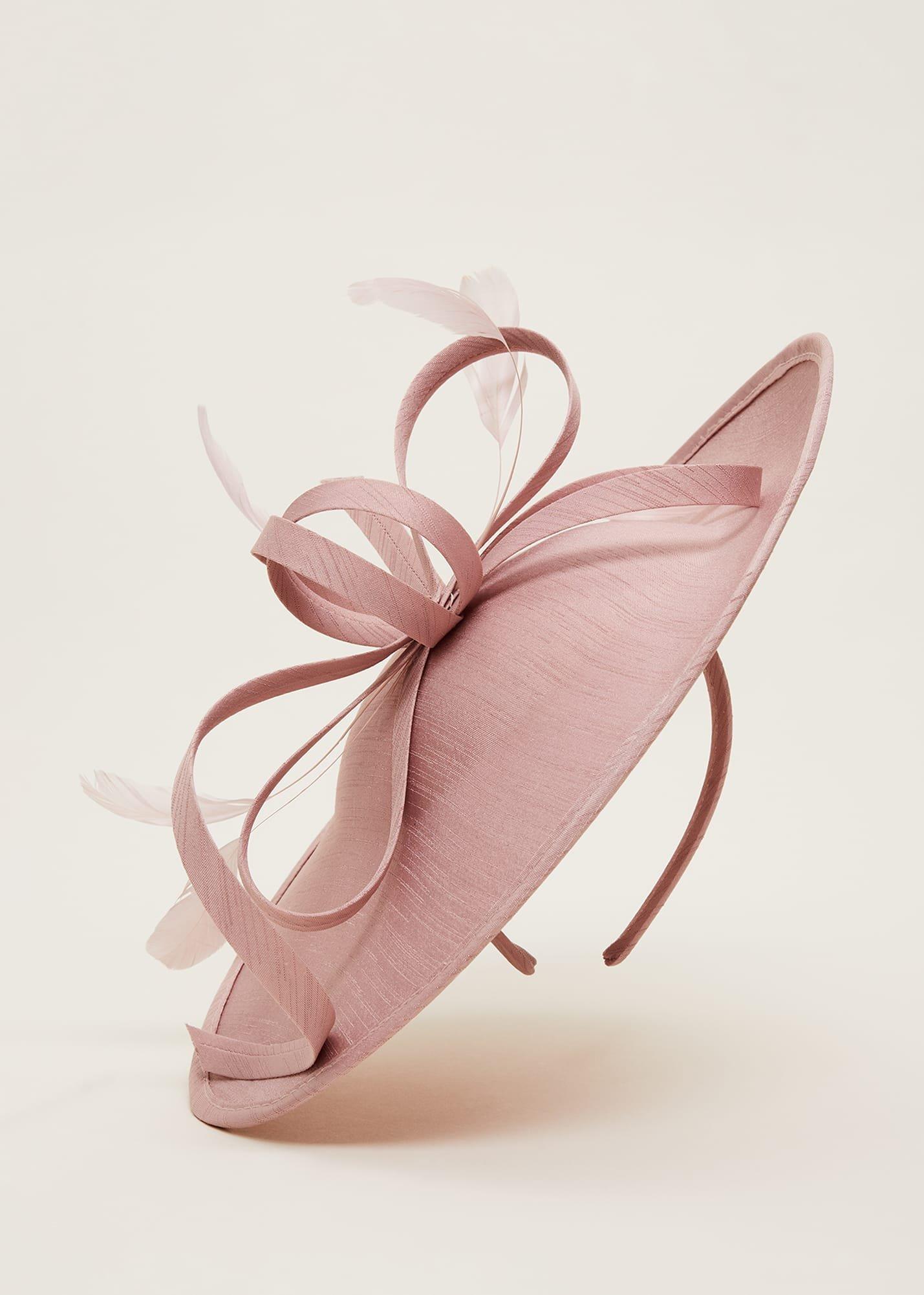 Shantung Oval Disc Fascinator