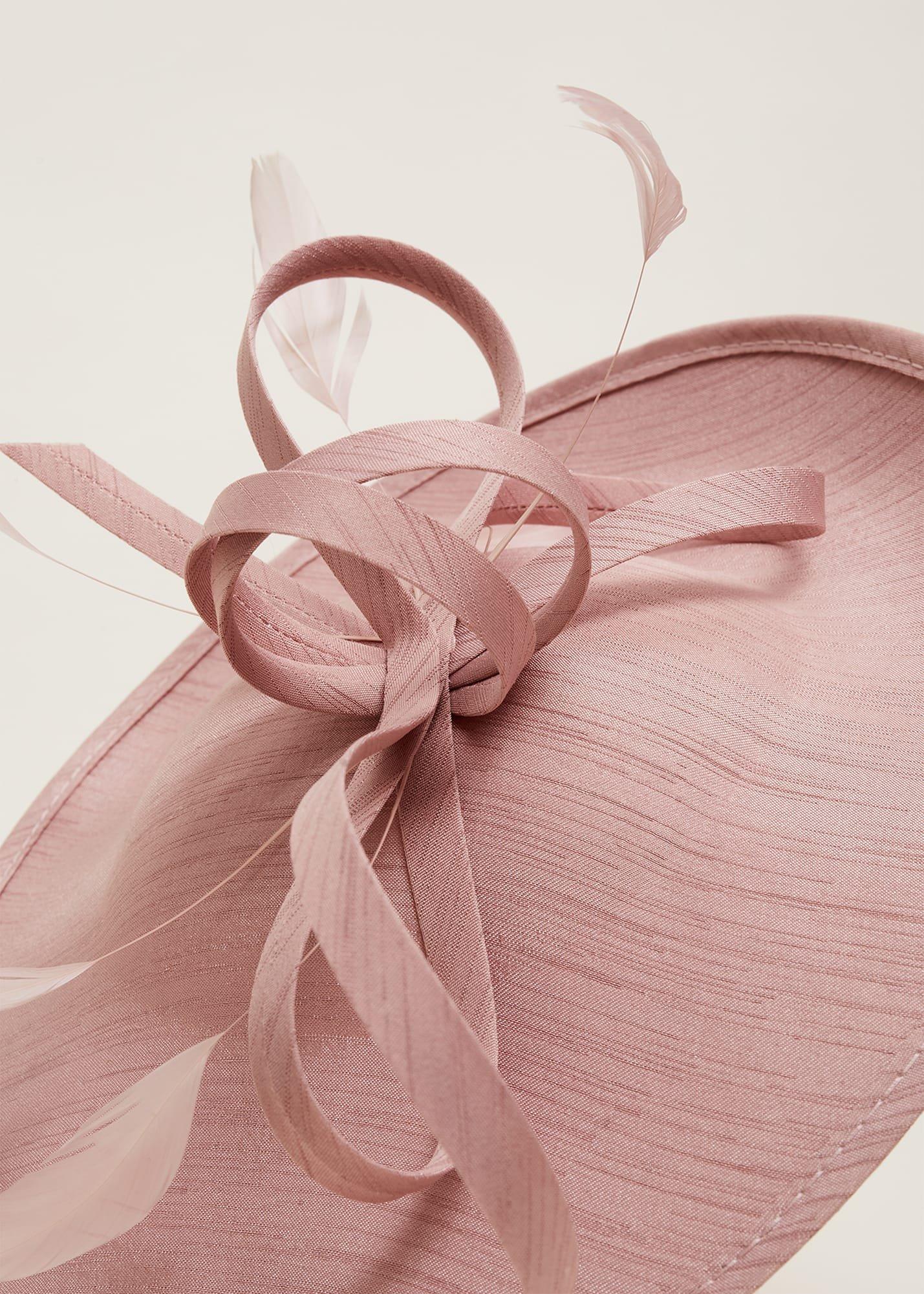 Shantung Oval Disc Fascinator