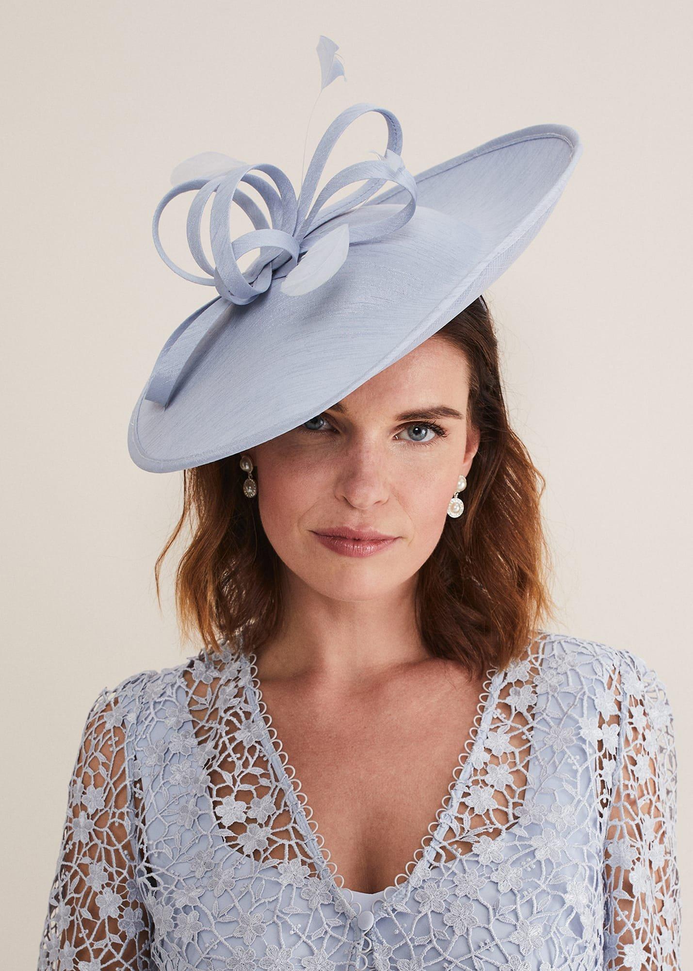 Light Blue Fascinator
