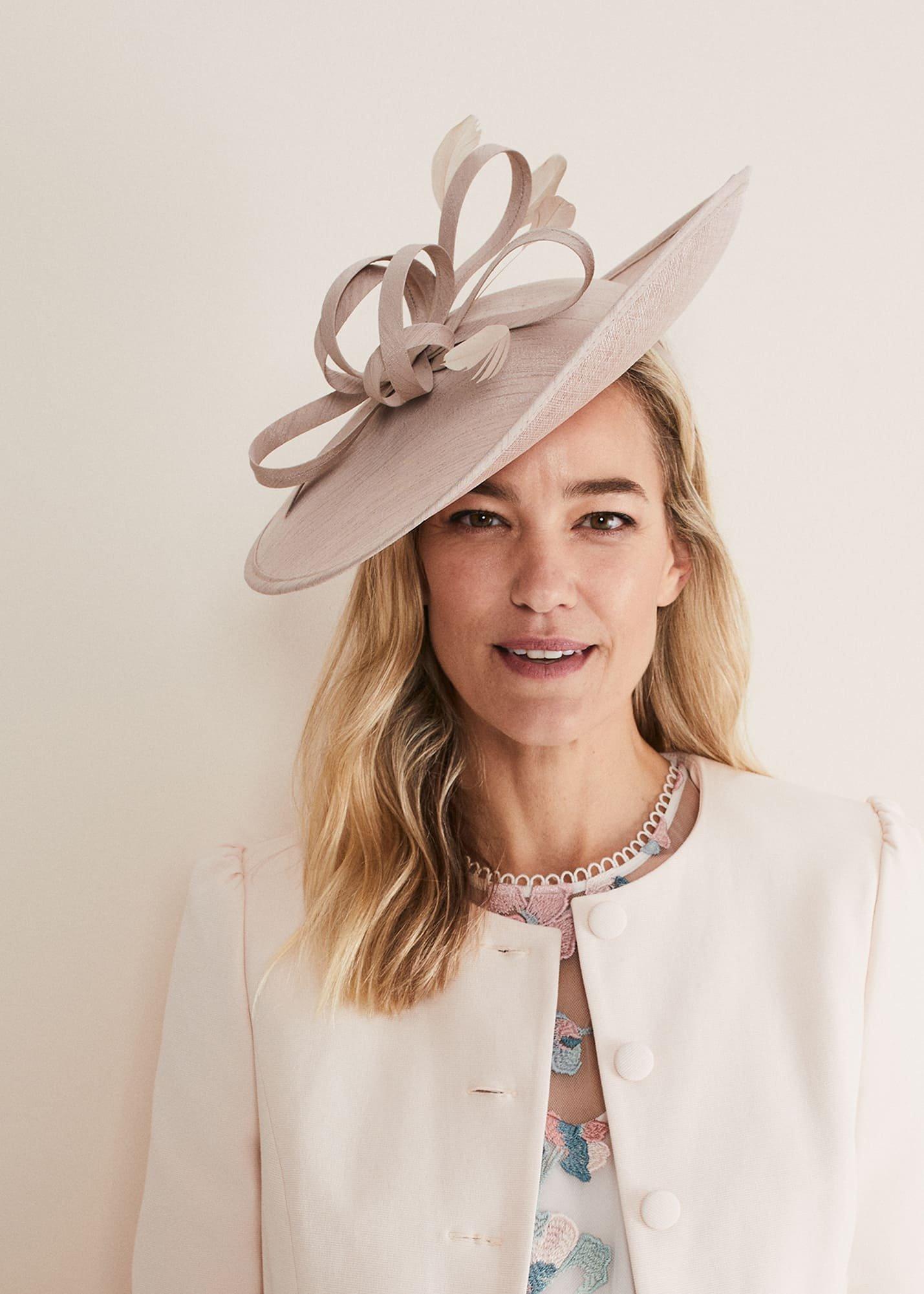 Shantung Bow Disc Fascinator