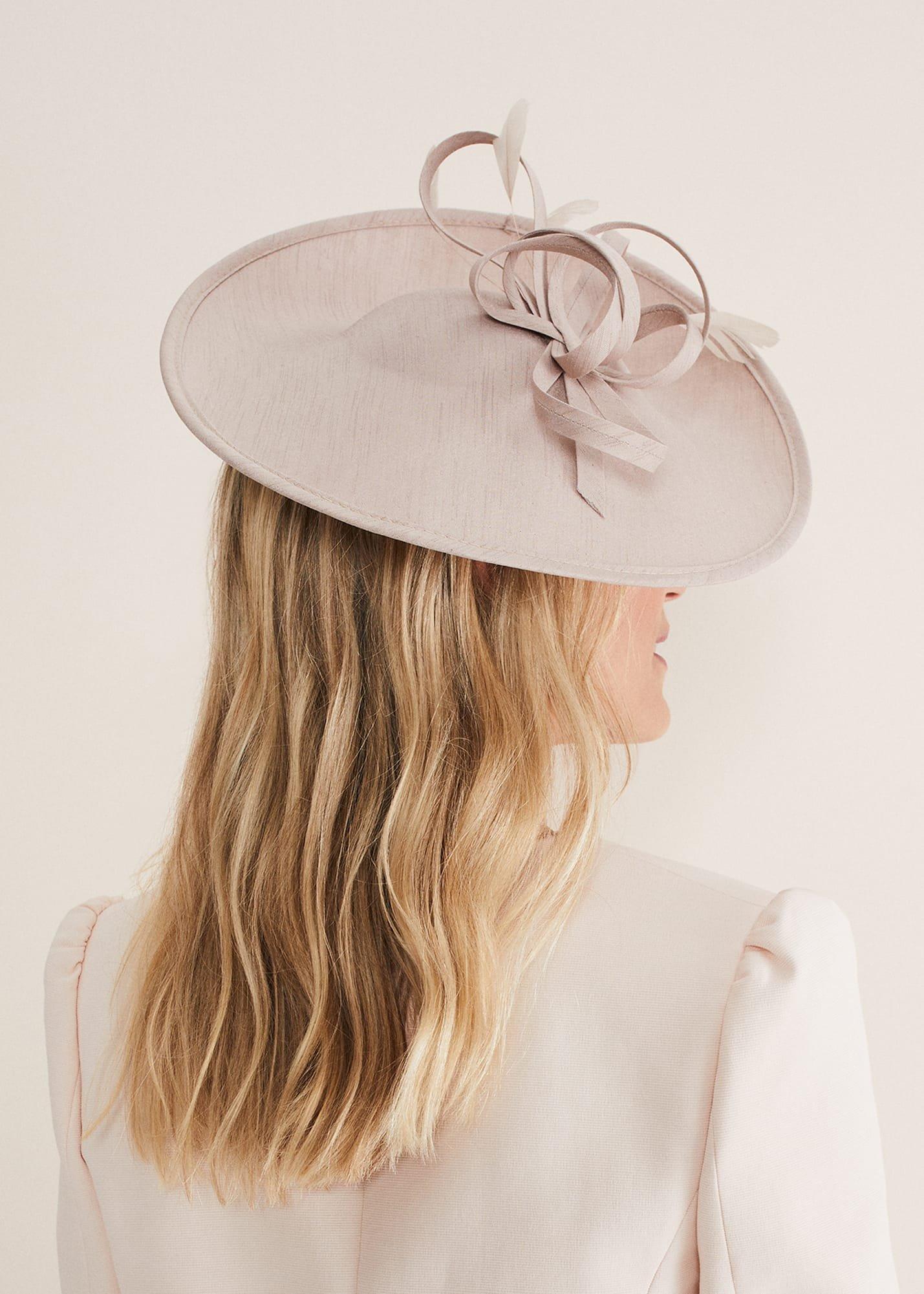 Shantung Bow Disc Fascinator