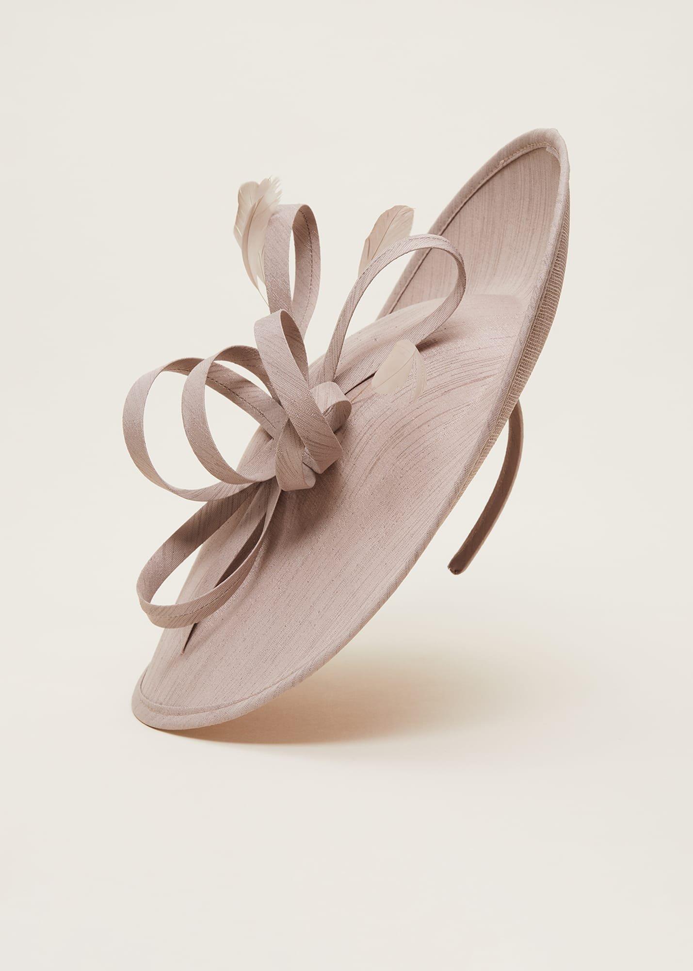 Shantung Bow Disc Fascinator