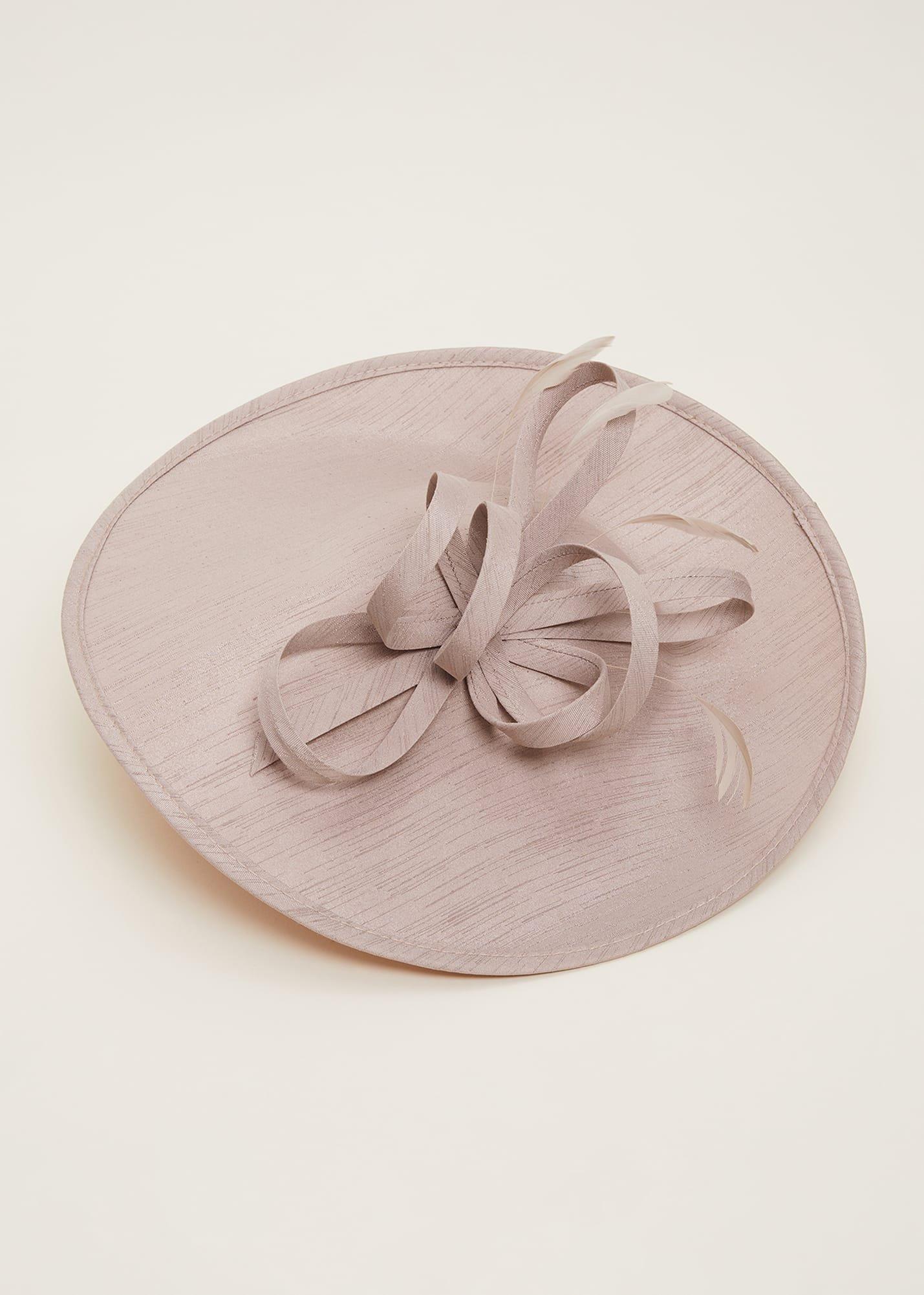 Shantung Bow Disc Fascinator