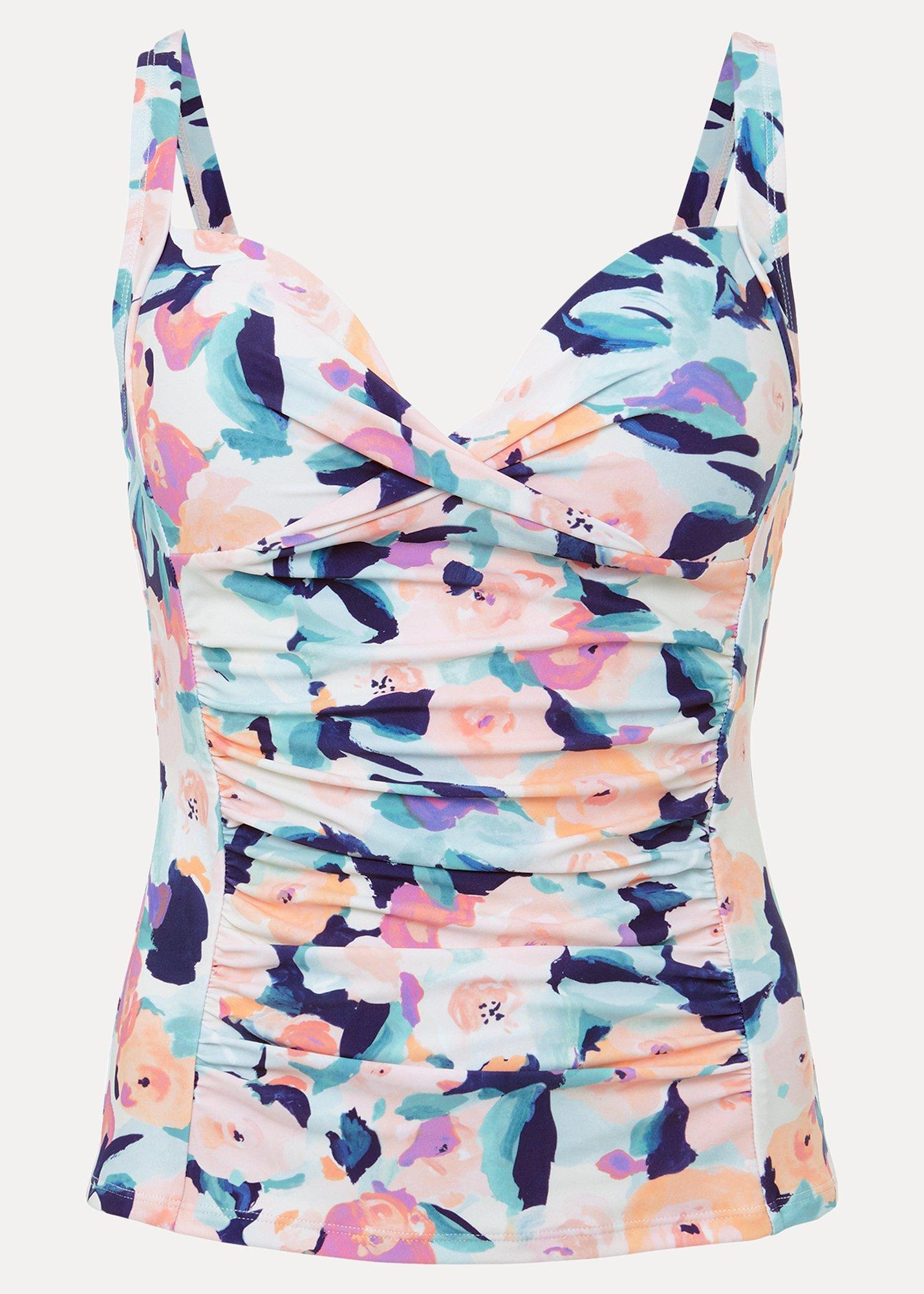 Charleston Floral Tankini Top