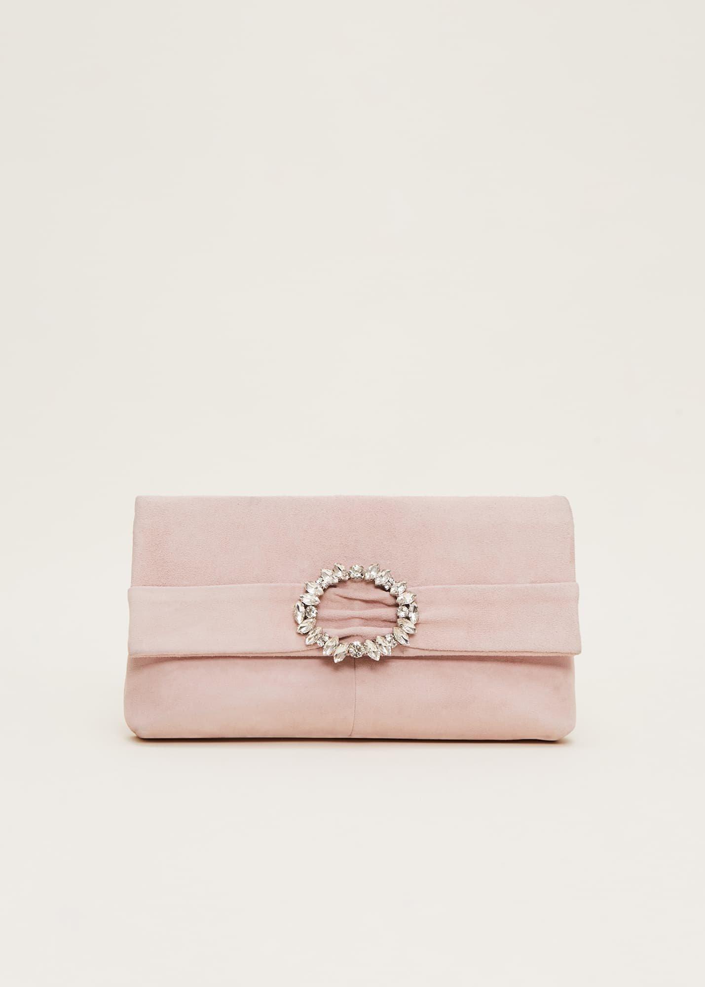 Embellished Slim Clutch Bag