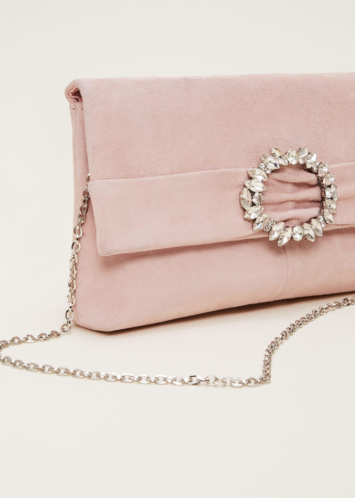 Embellished Slim Clutch Bag