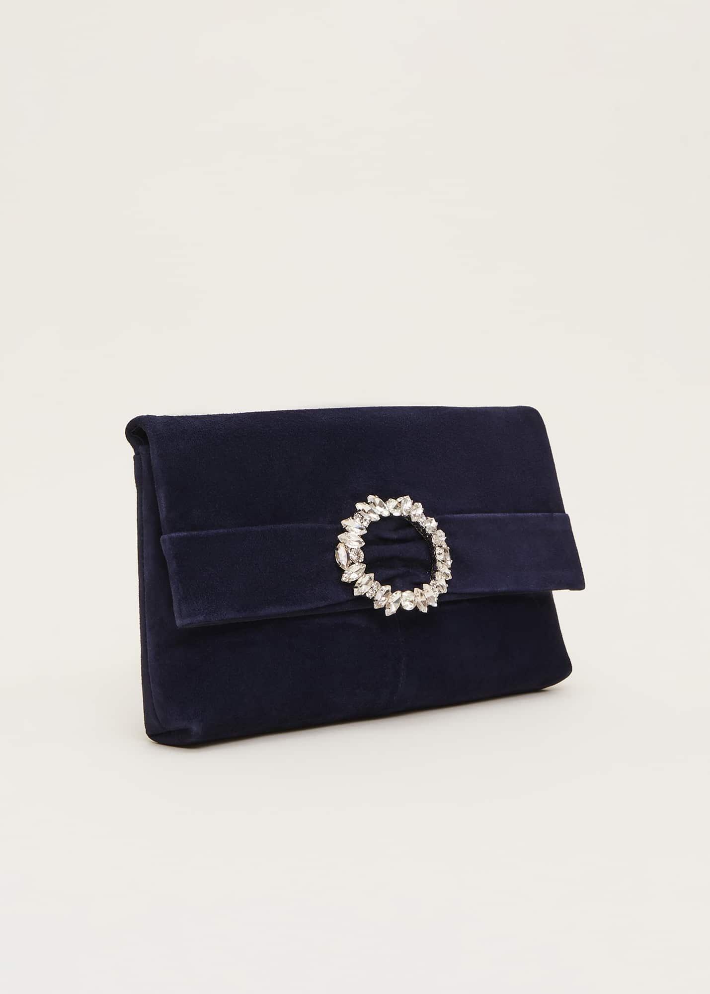Embellished Slim Clutch Bag