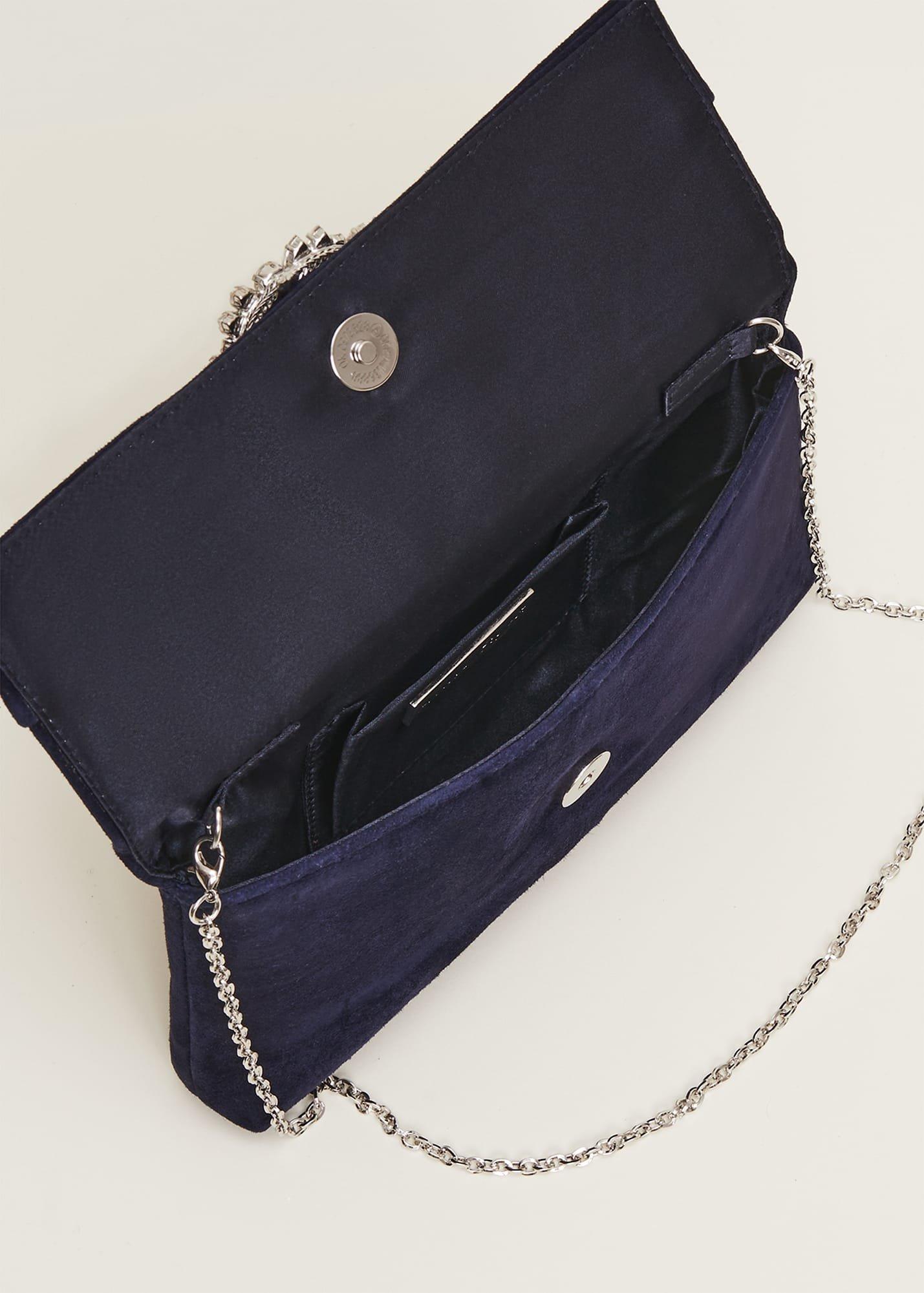 Embellished Slim Clutch Bag