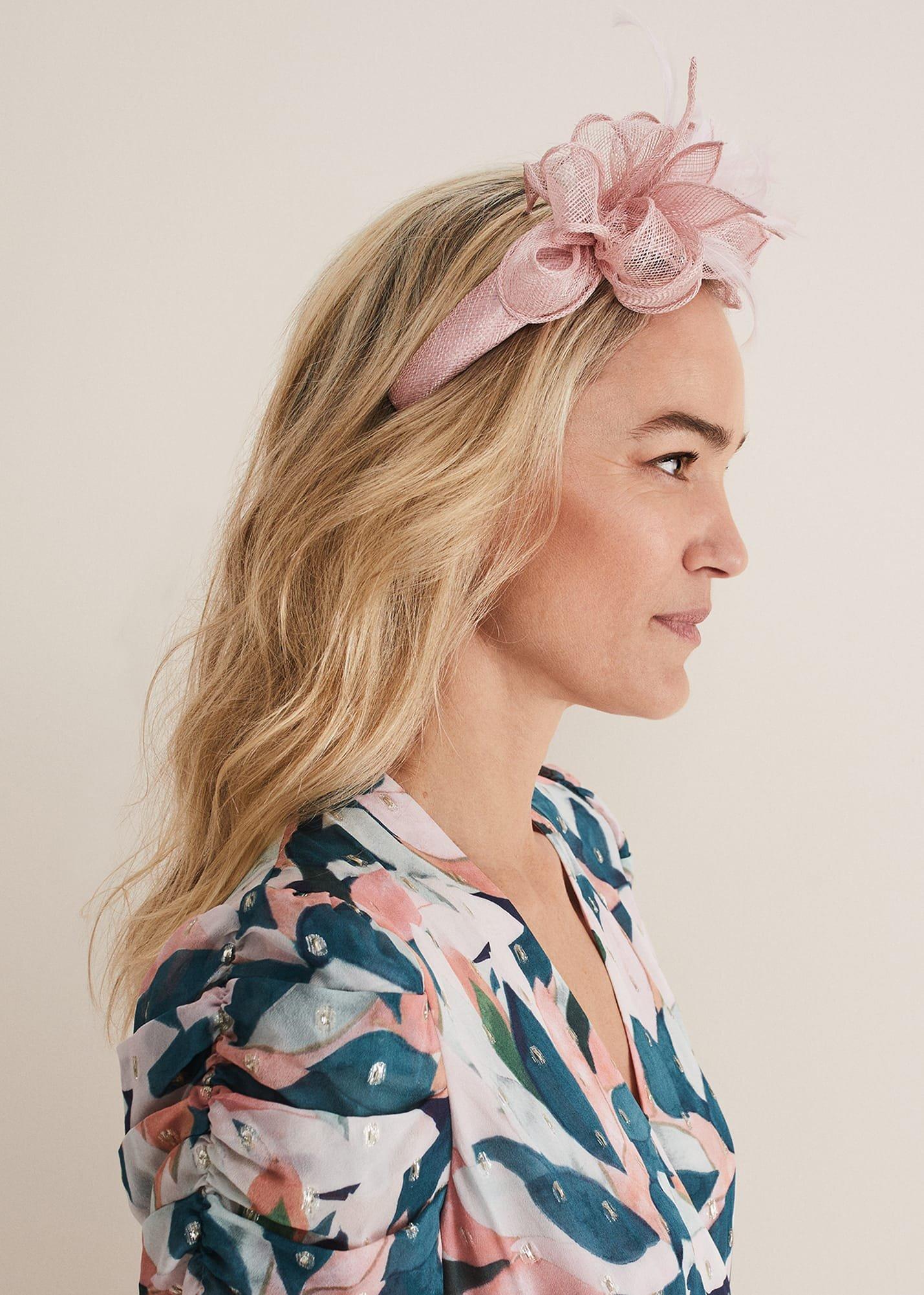 Blush Pink Flower Headband