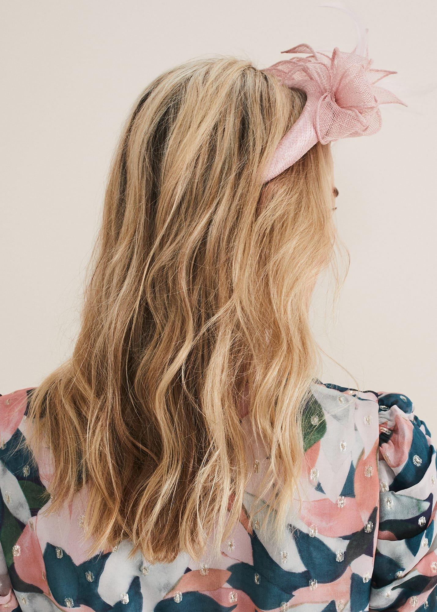 Blush Pink Flower Headband