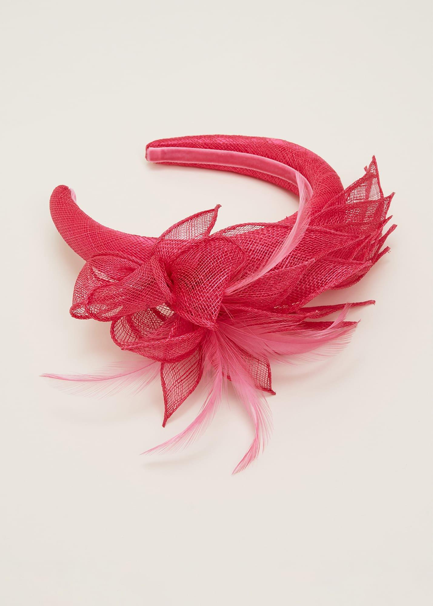 Pink Flower Headband