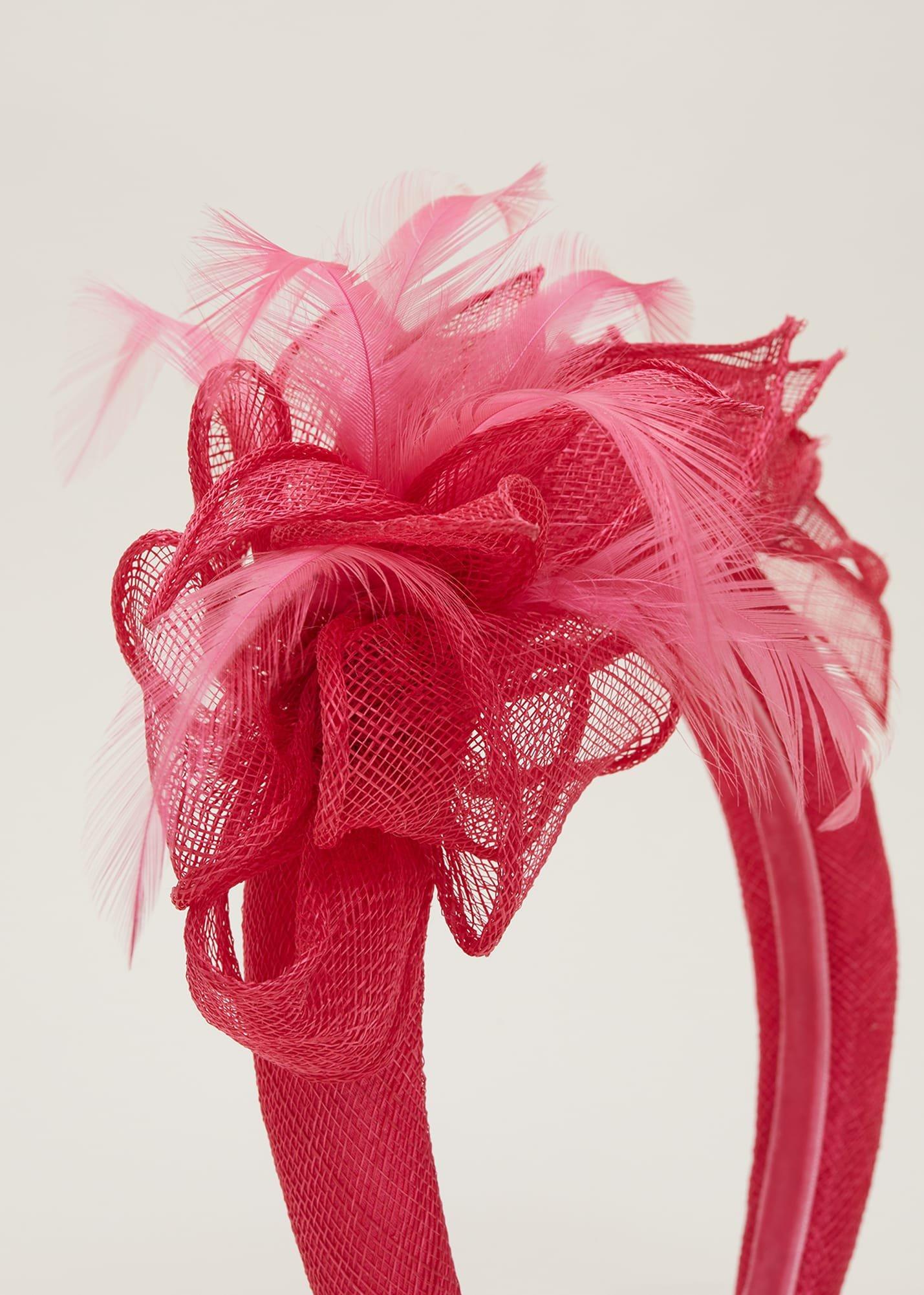 Pink Flower Headband