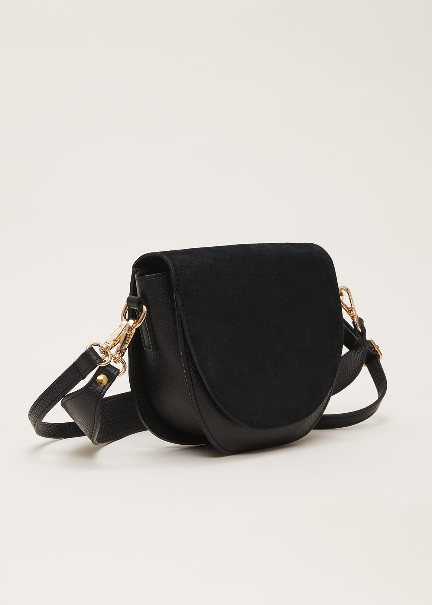 Suede Cross Body Bag