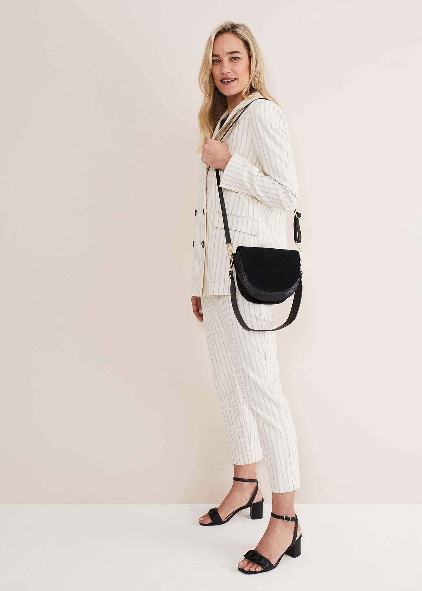 Suede Cross Body Bag