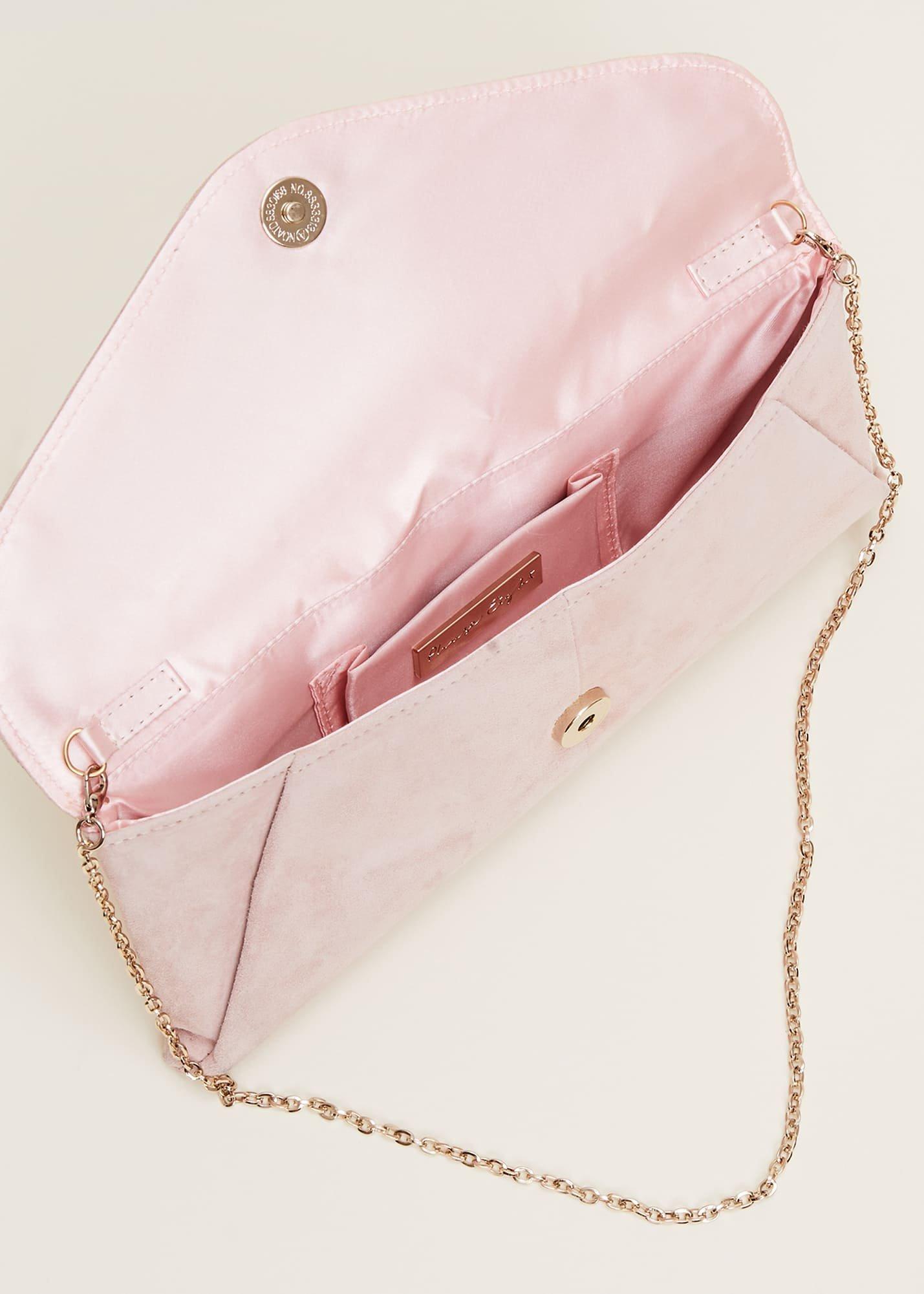 Wendie Suede Clutch Bag