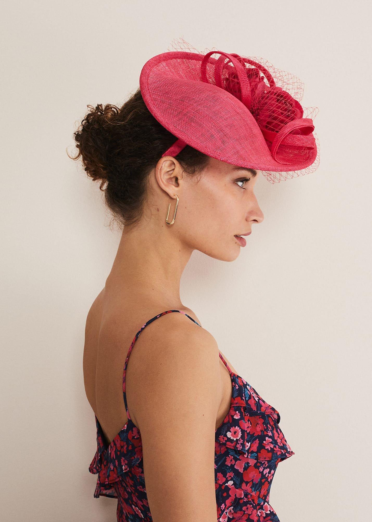 Pink Flower Fascinator