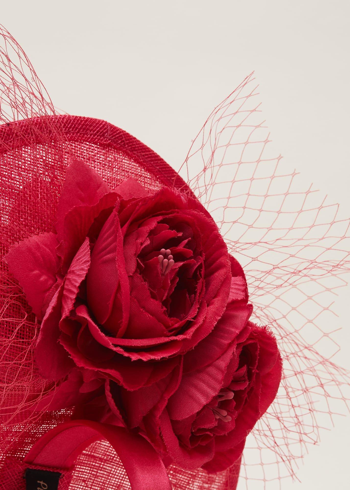 Pink Flower Fascinator