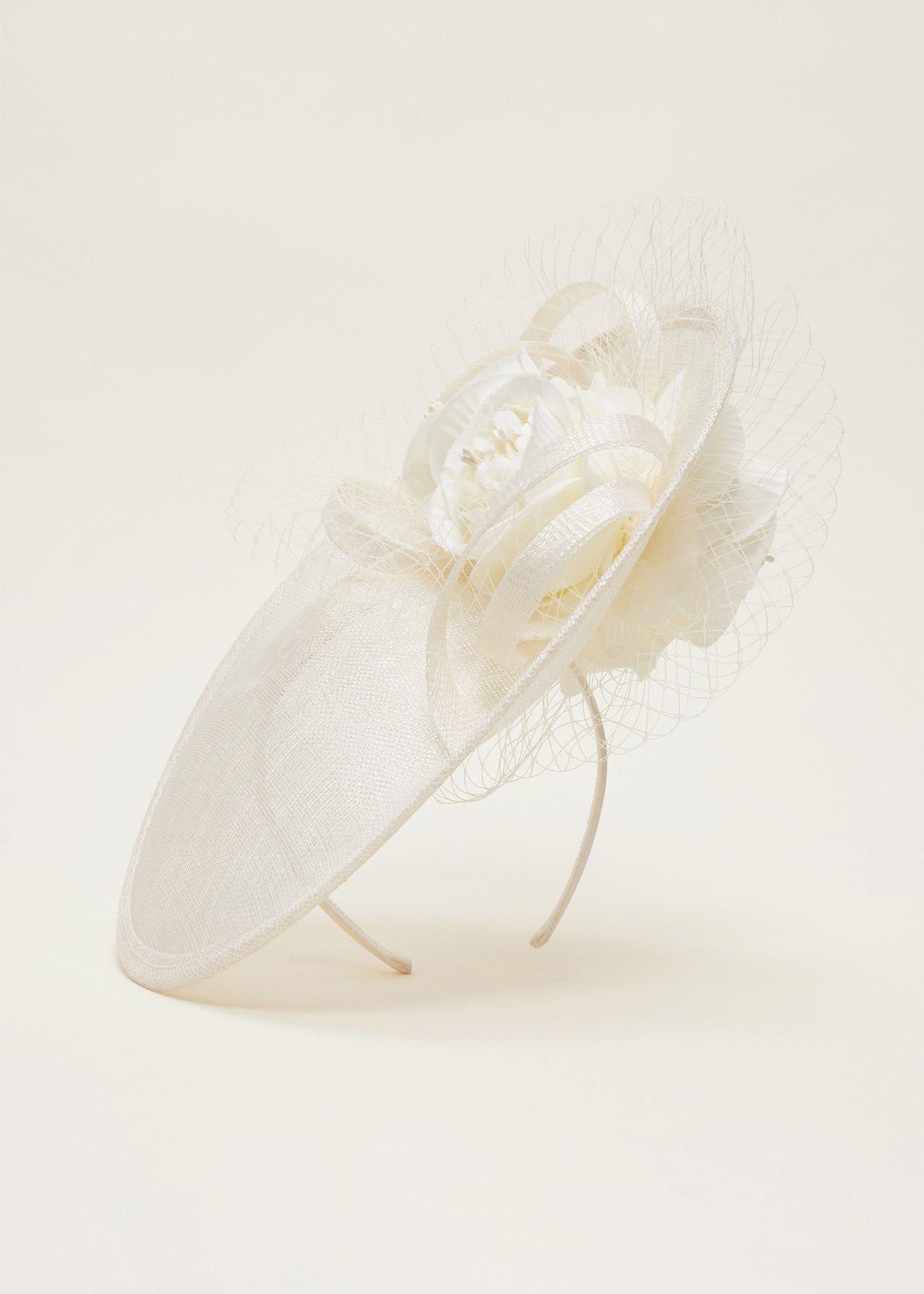 Ivory Flower Fascinator
