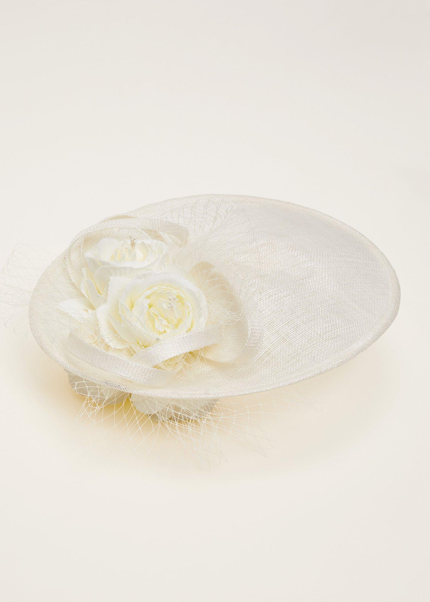 Ivory Flower Fascinator