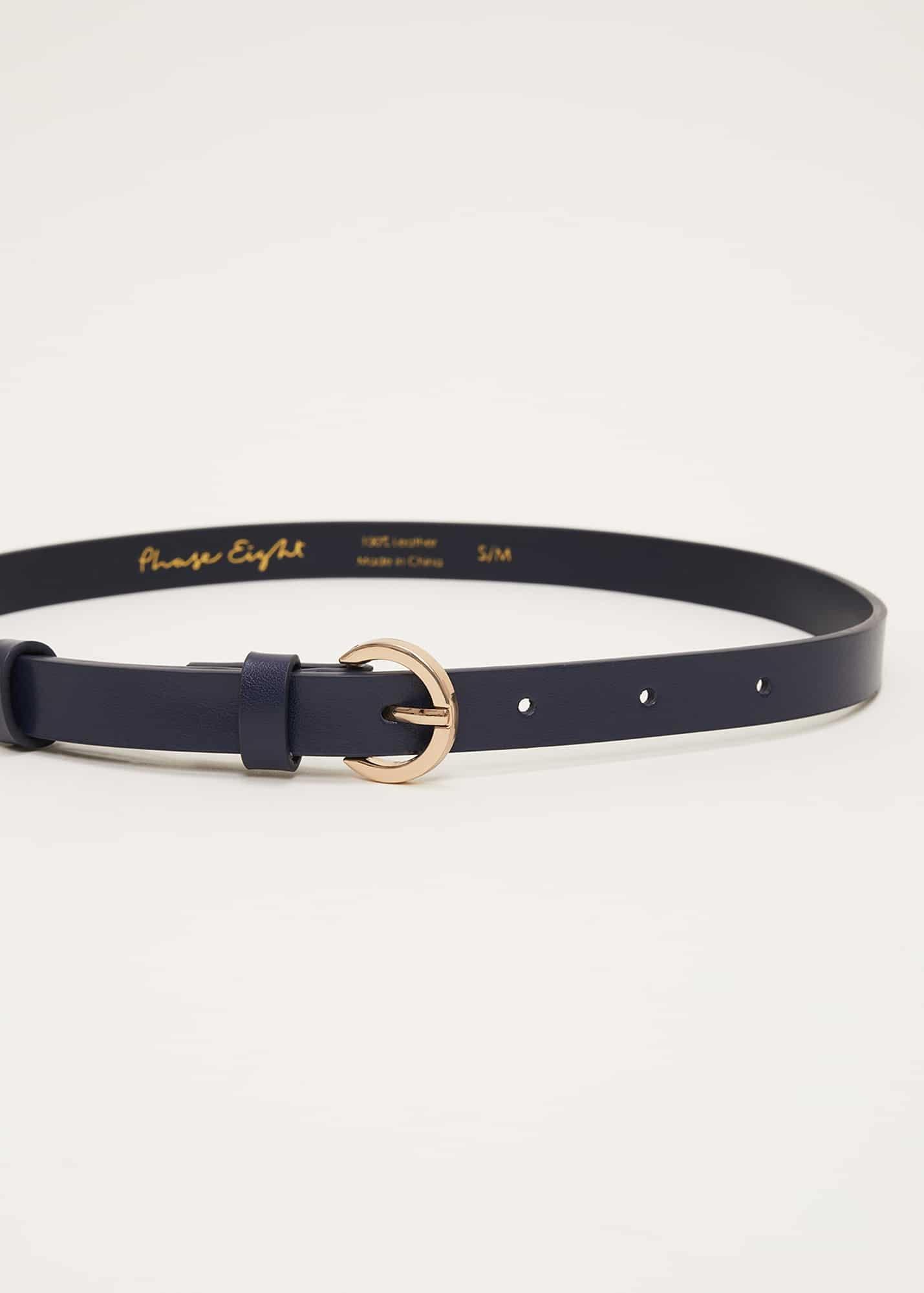 Skinny Leather Belt