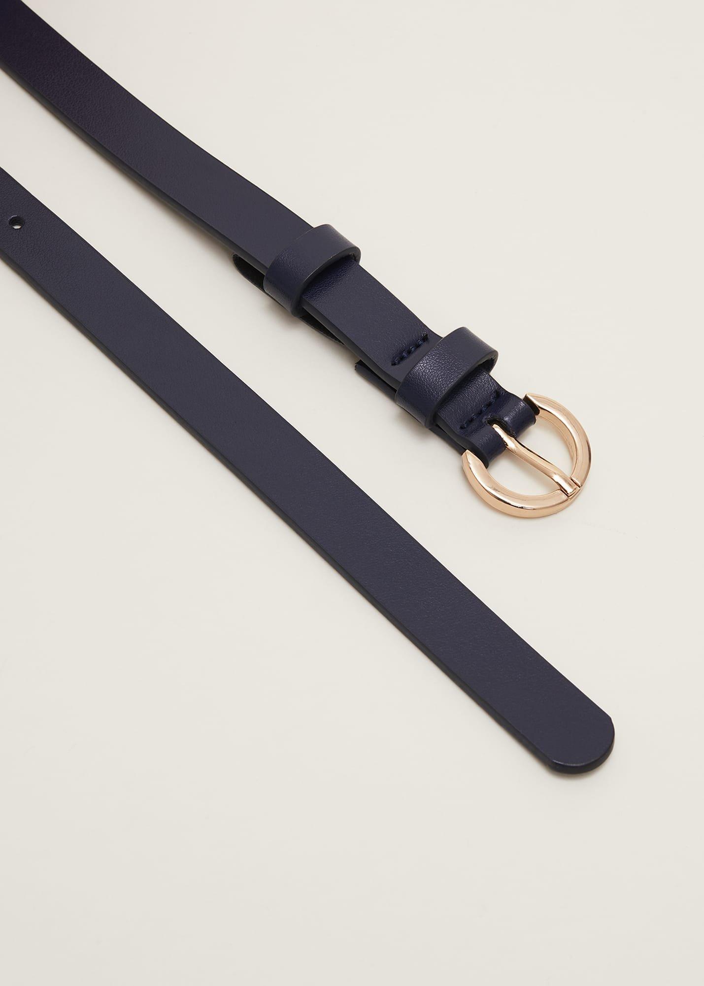 Skinny Leather Belt