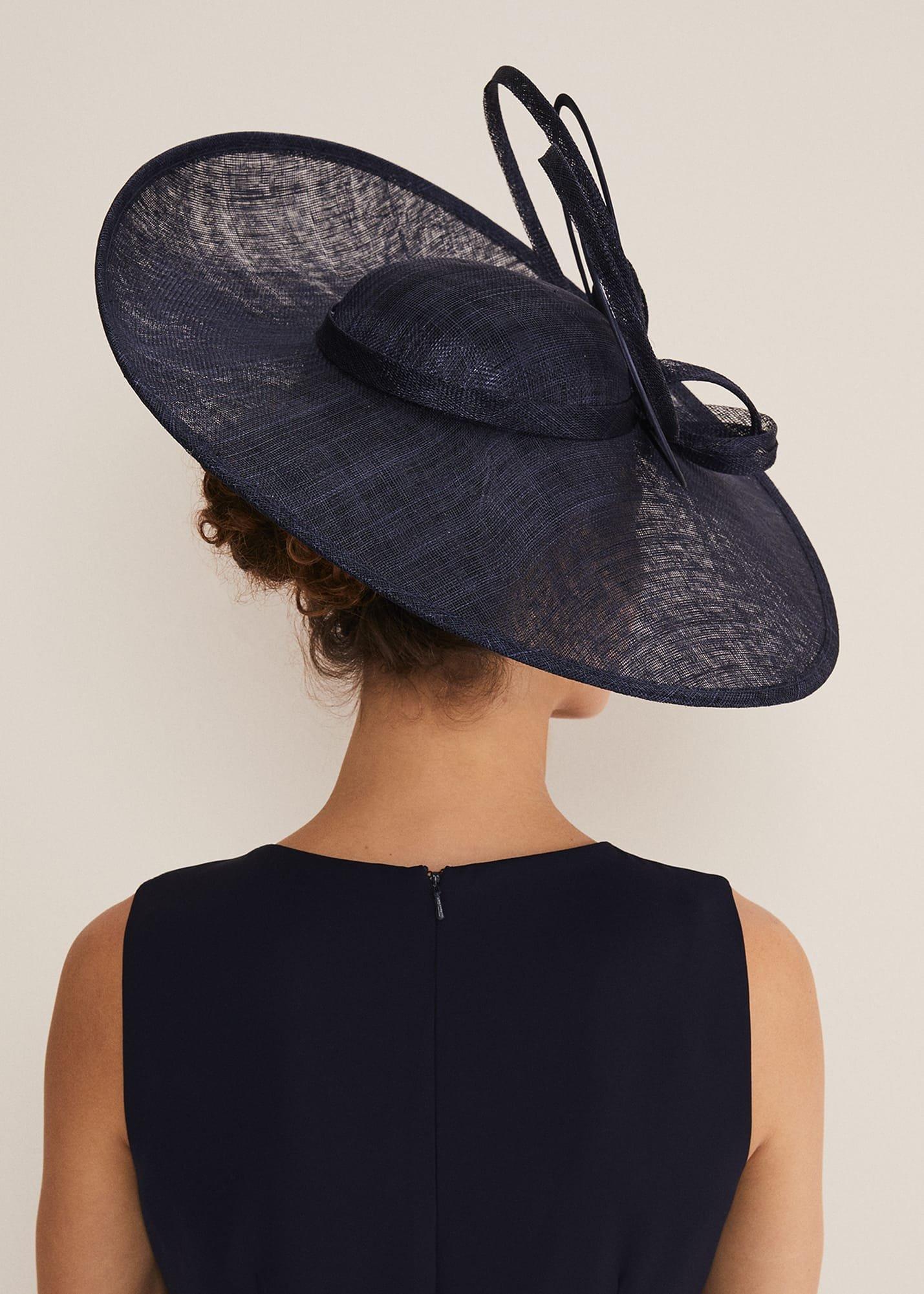 Navy Fascinator