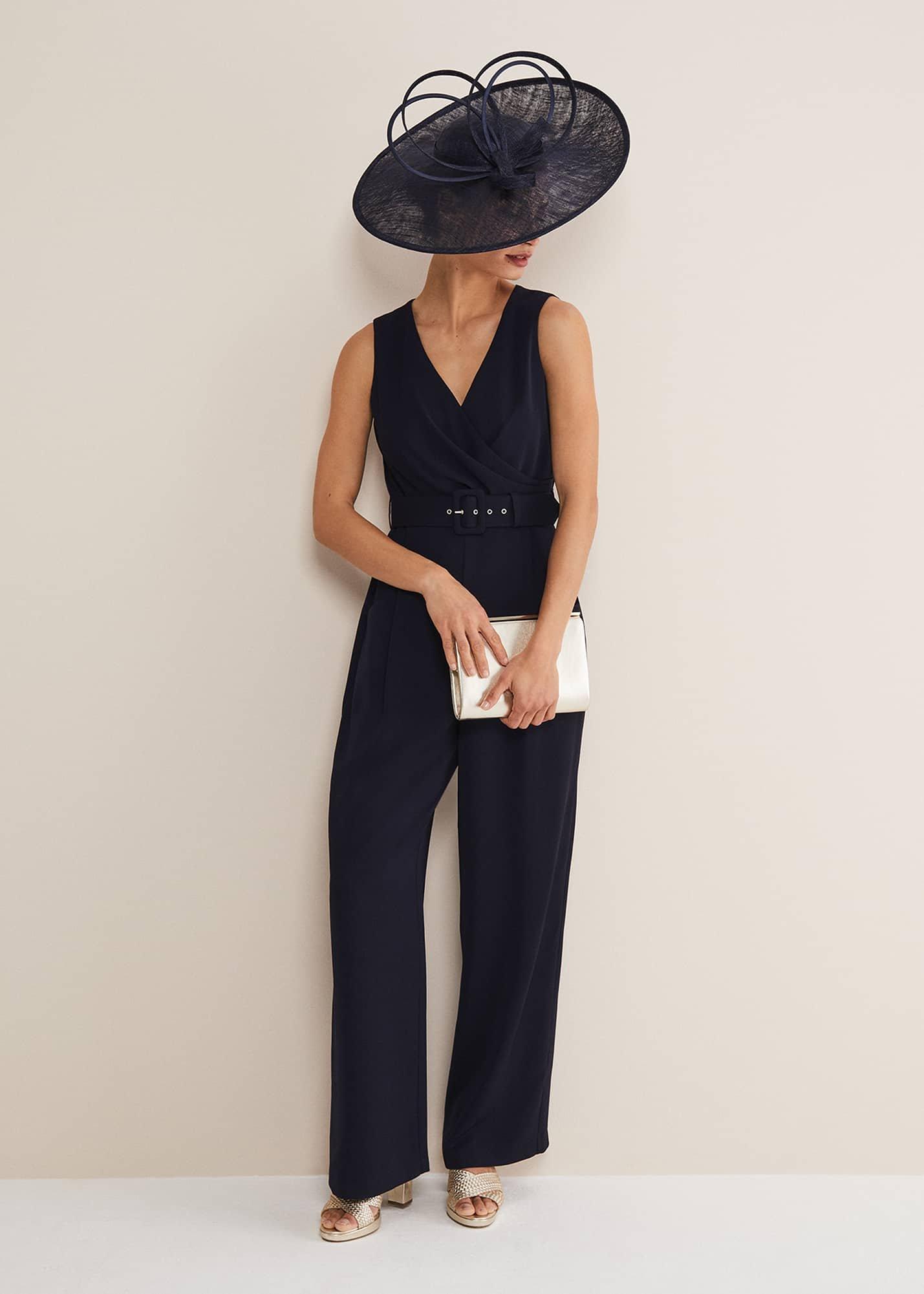 Navy Fascinator
