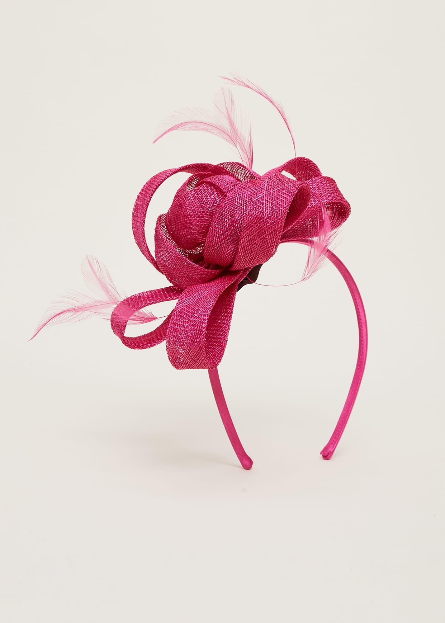 Bright Pink Flower Headband