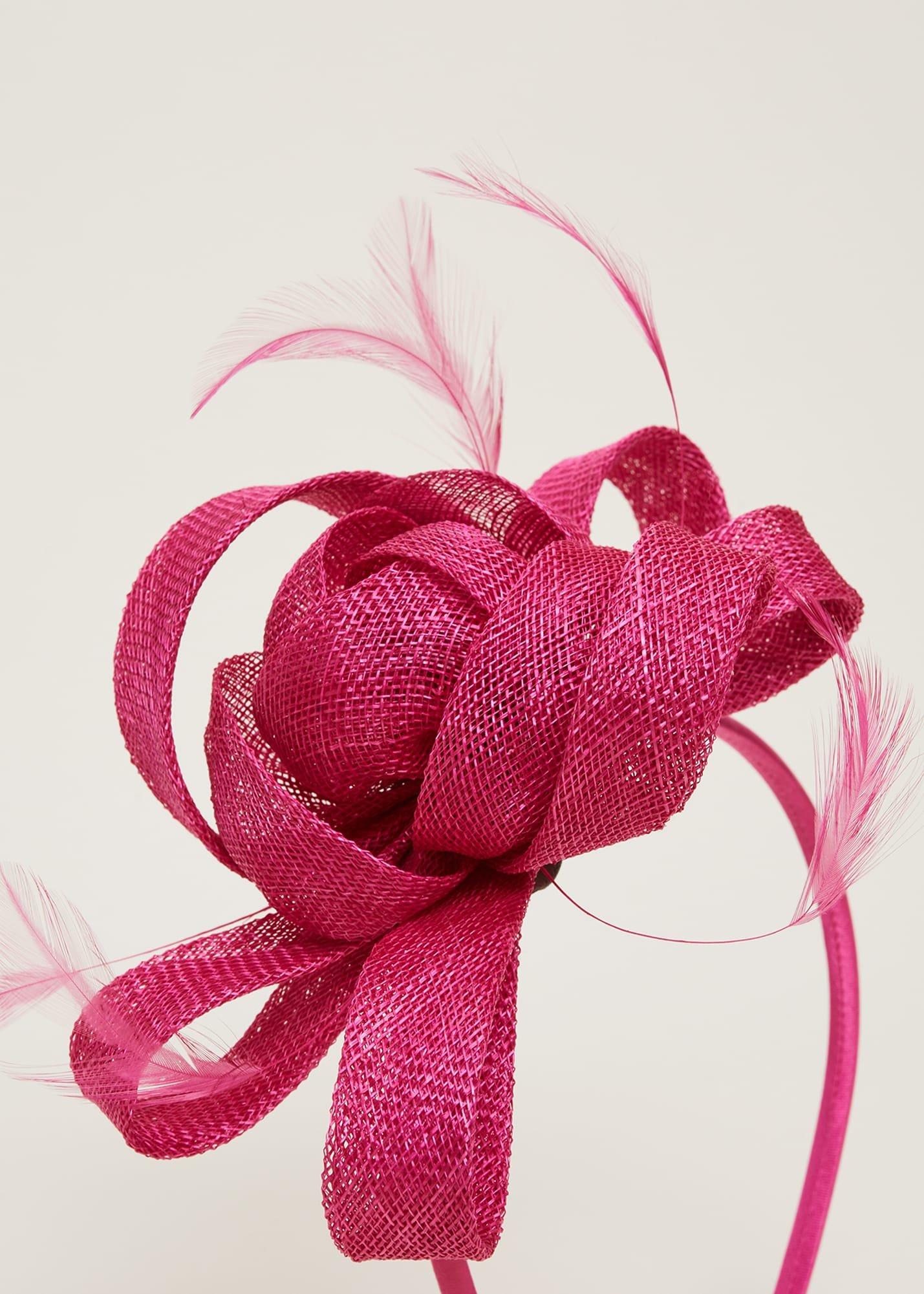 Bright Pink Flower Headband