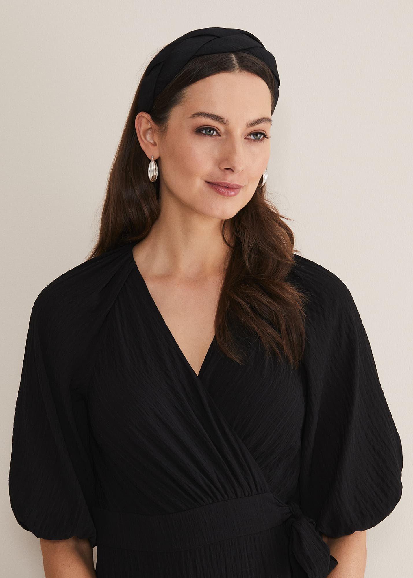 Black Plaited Headband