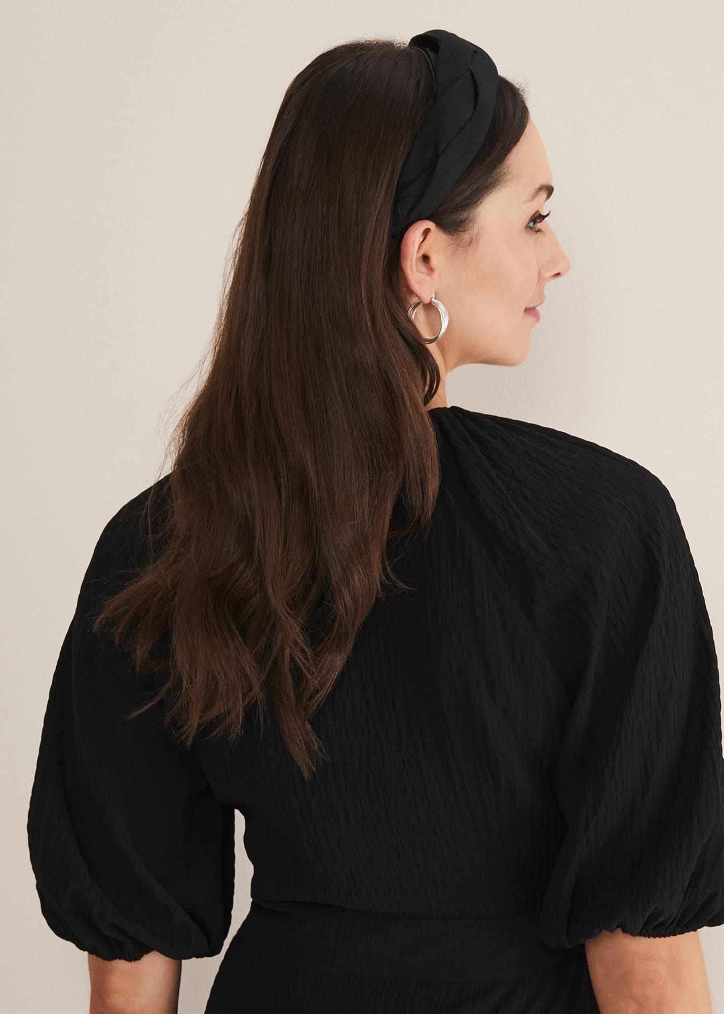 Black Plaited Headband