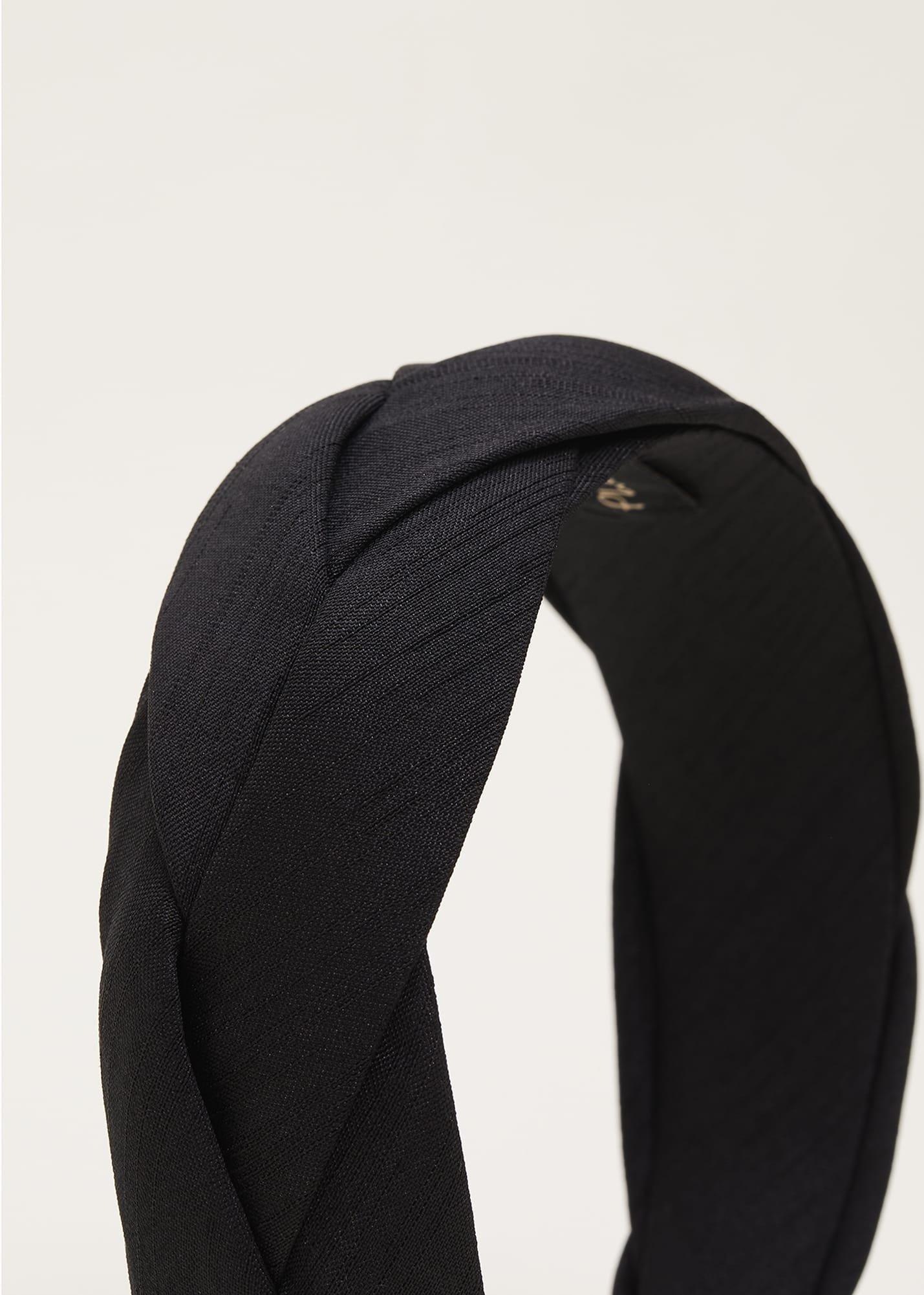 Black Plaited Headband