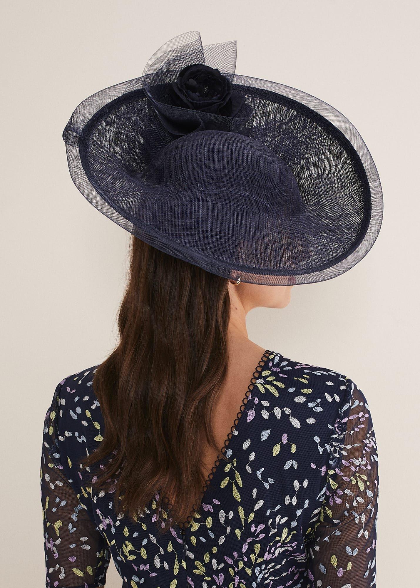 Oversized Floral Under Brim Fascinator