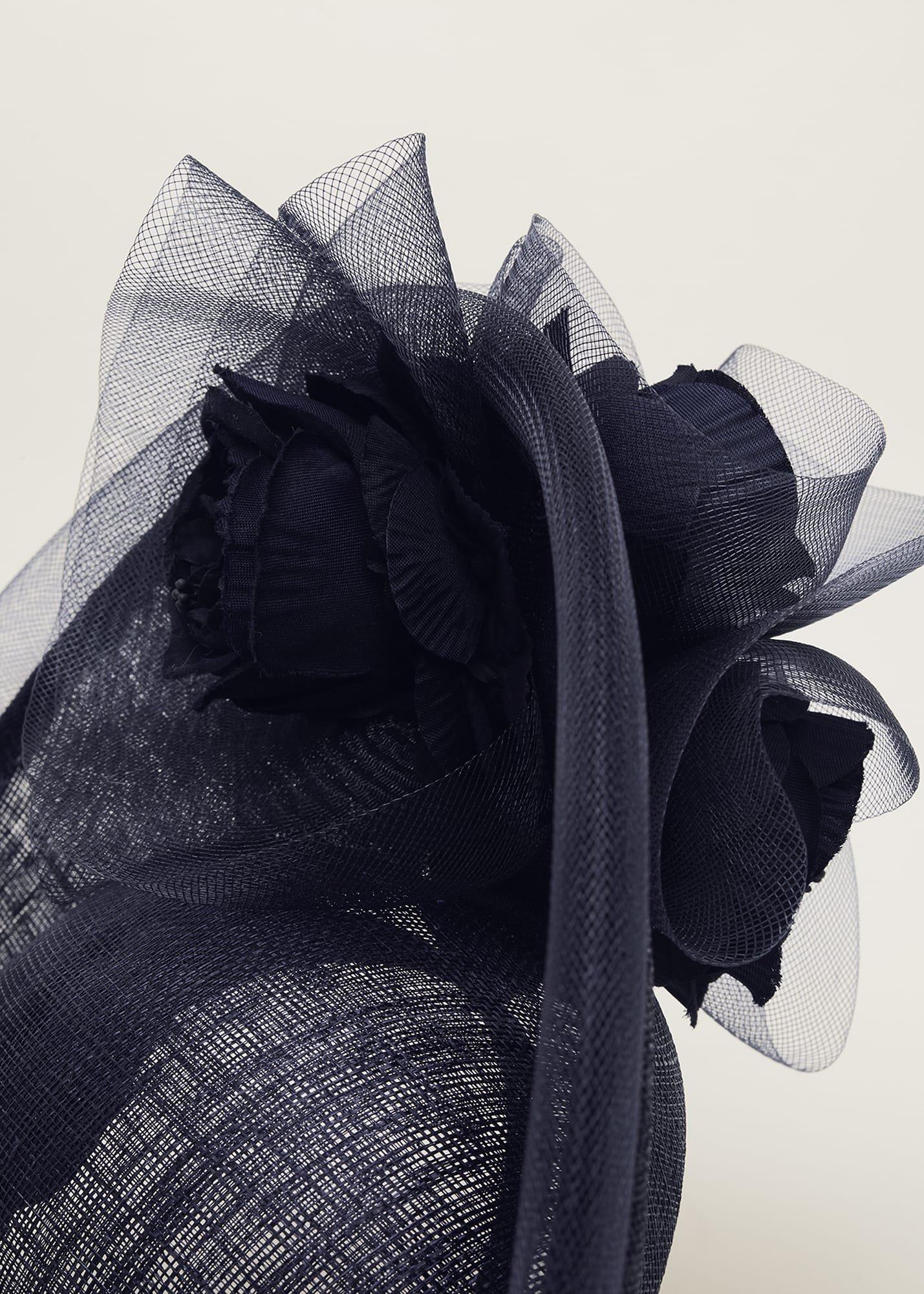 Oversized Floral Under Brim Fascinator
