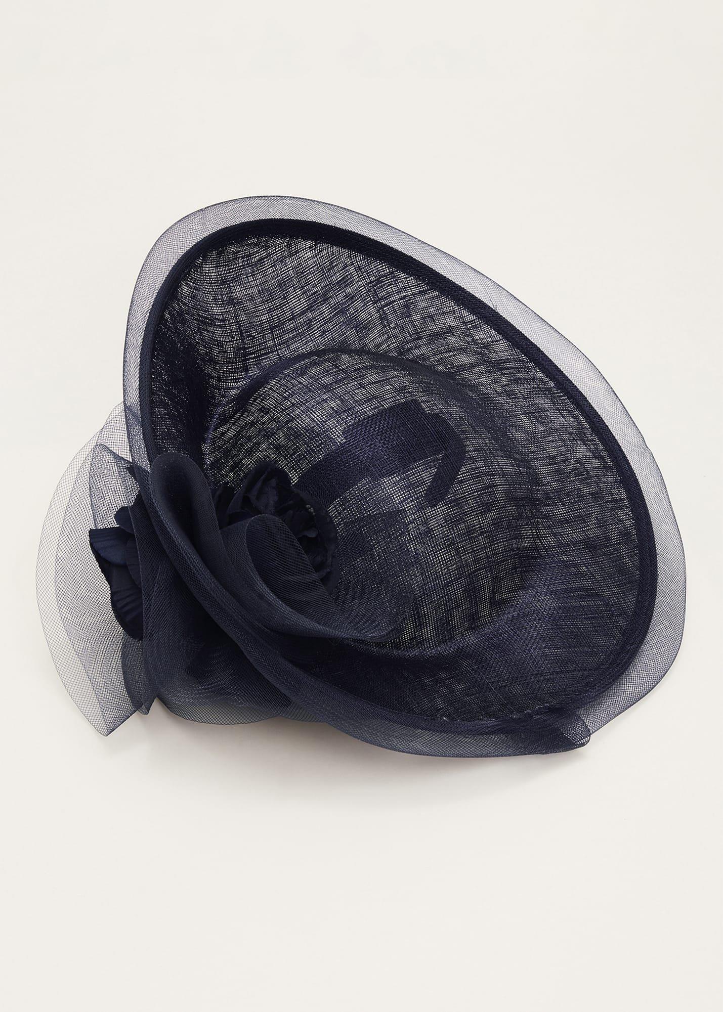 Oversized Floral Under Brim Fascinator