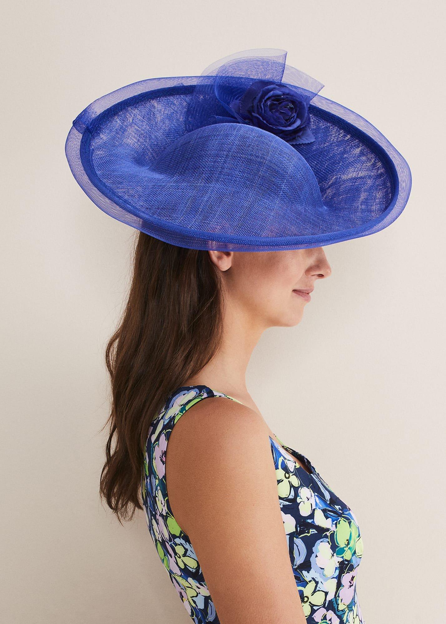 Oversized Floral Under Brim Fascinator