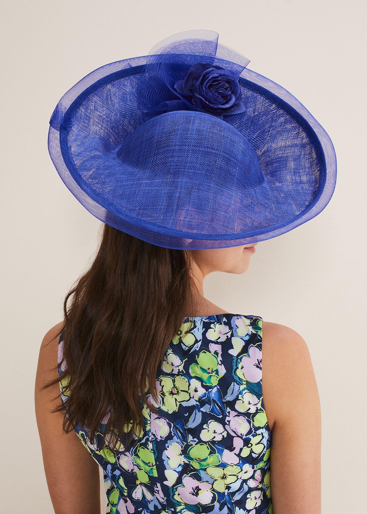 Oversized Floral Under Brim Fascinator
