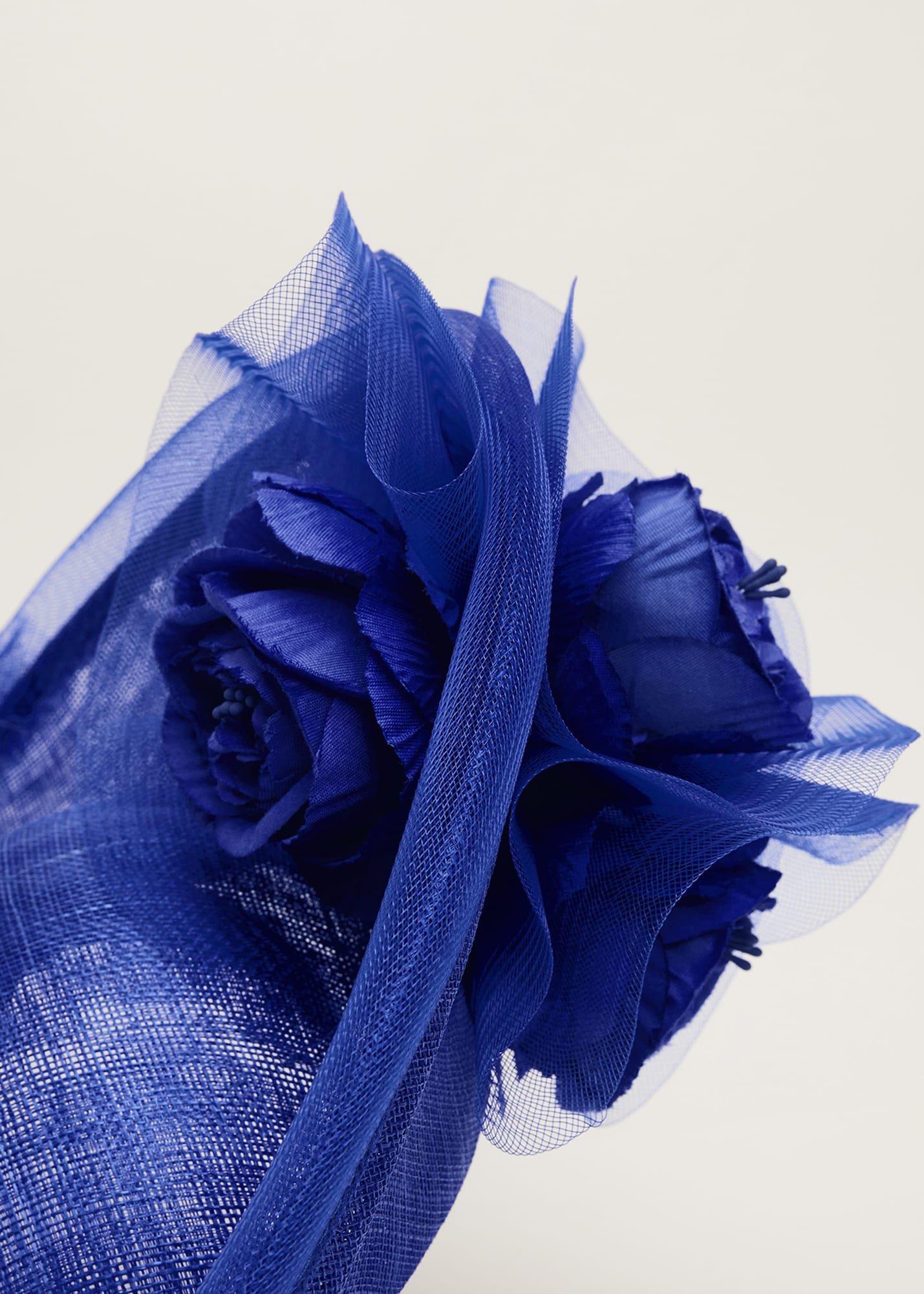 Oversized Floral Under Brim Fascinator