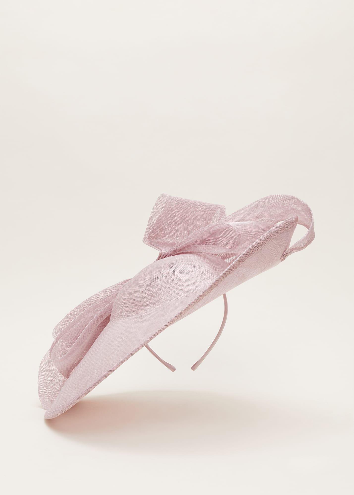 Blush Pink Bow Hat Fascinator