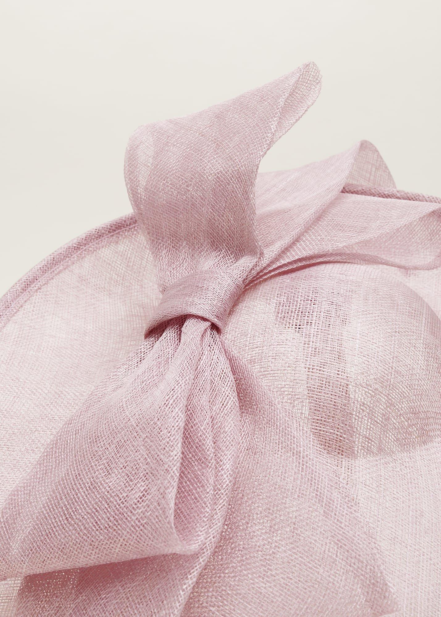 Blush Pink Bow Hat Fascinator