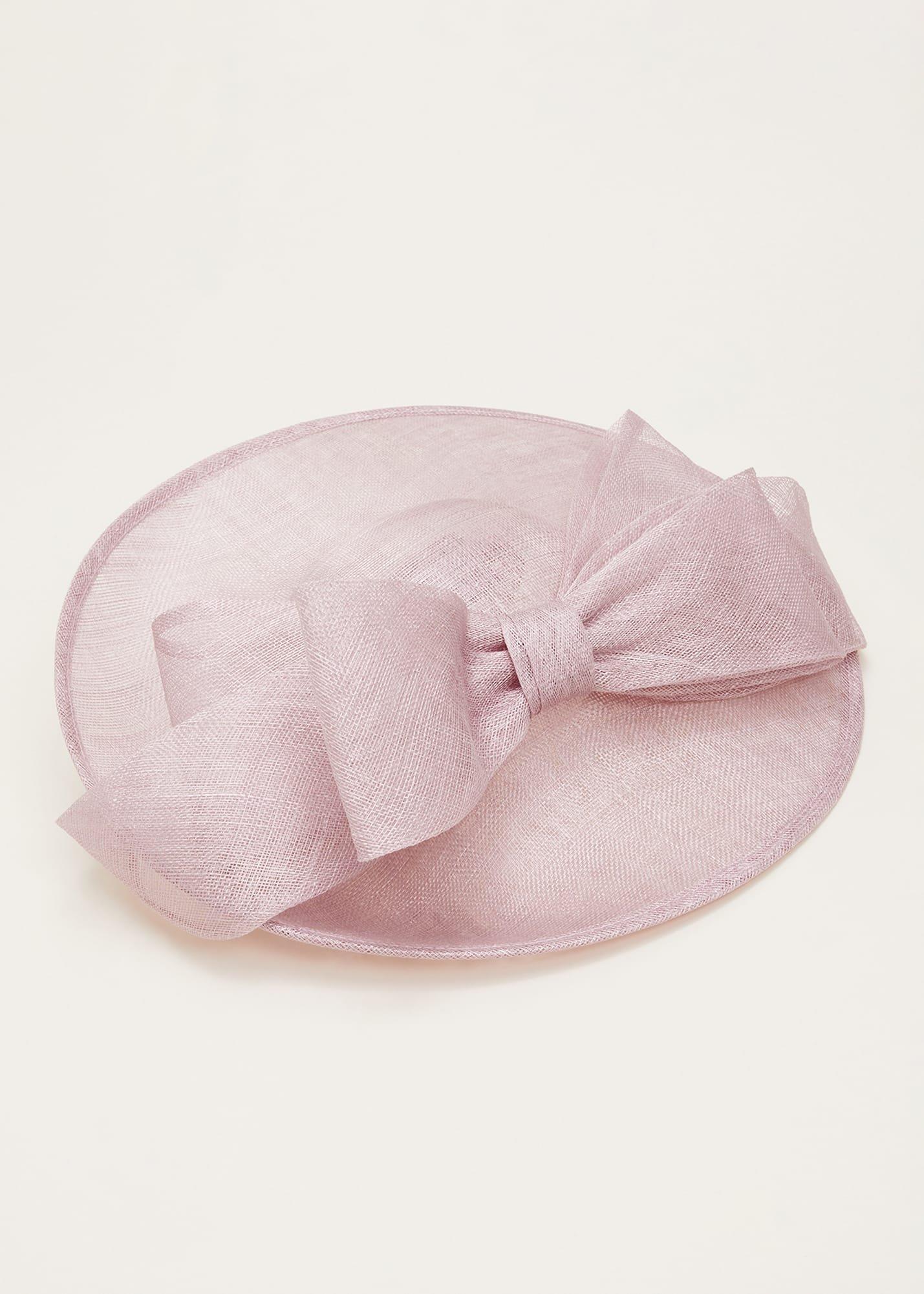Blush Pink Bow Hat Fascinator