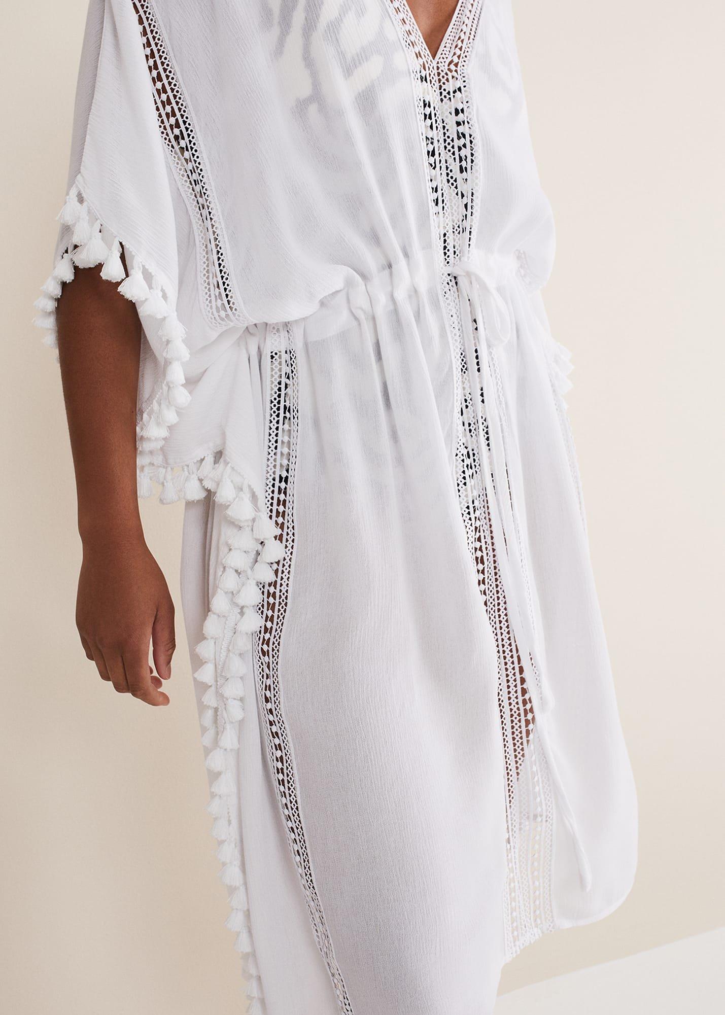 Tassle Trim Kaftan