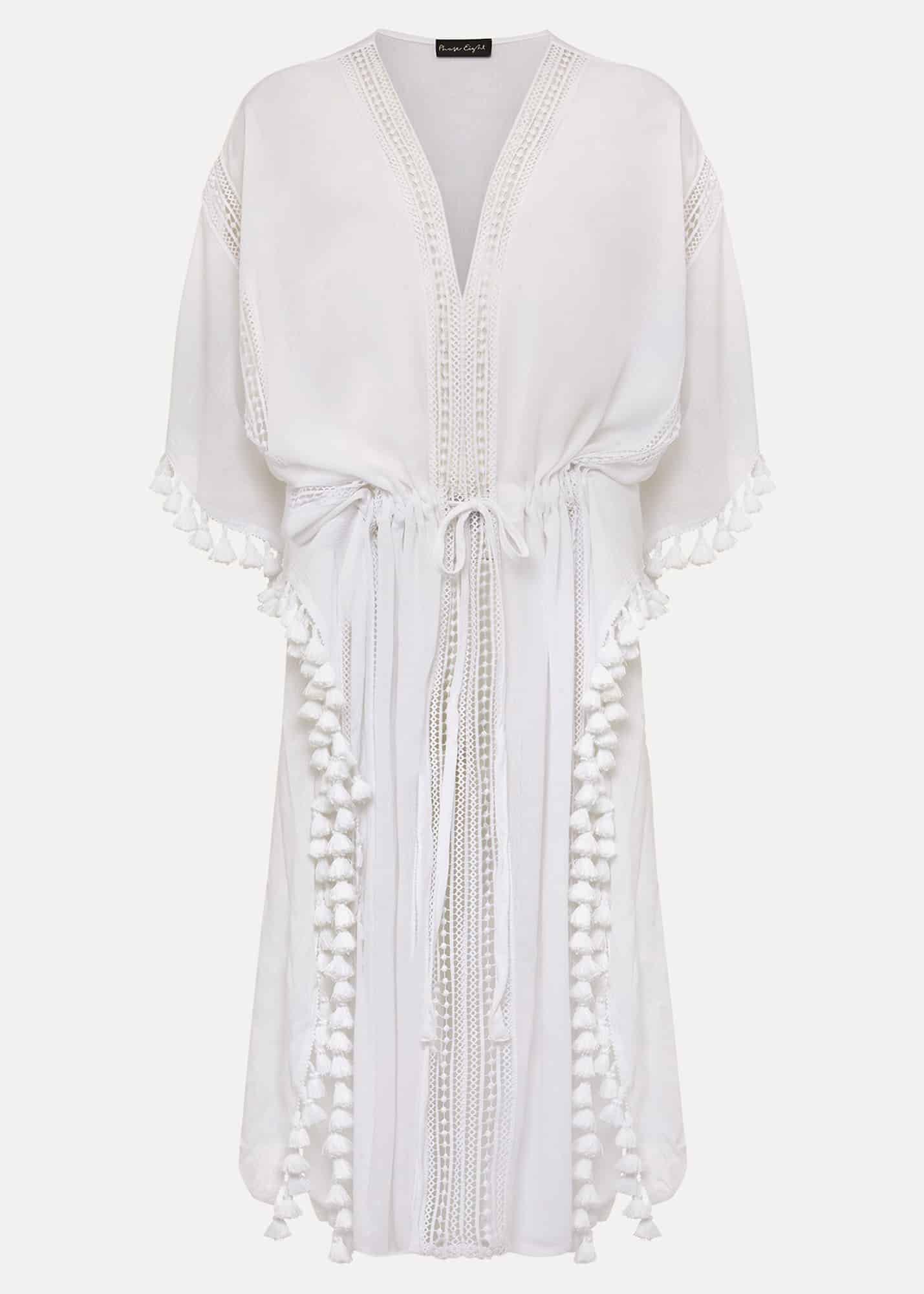 Tassle Trim Kaftan